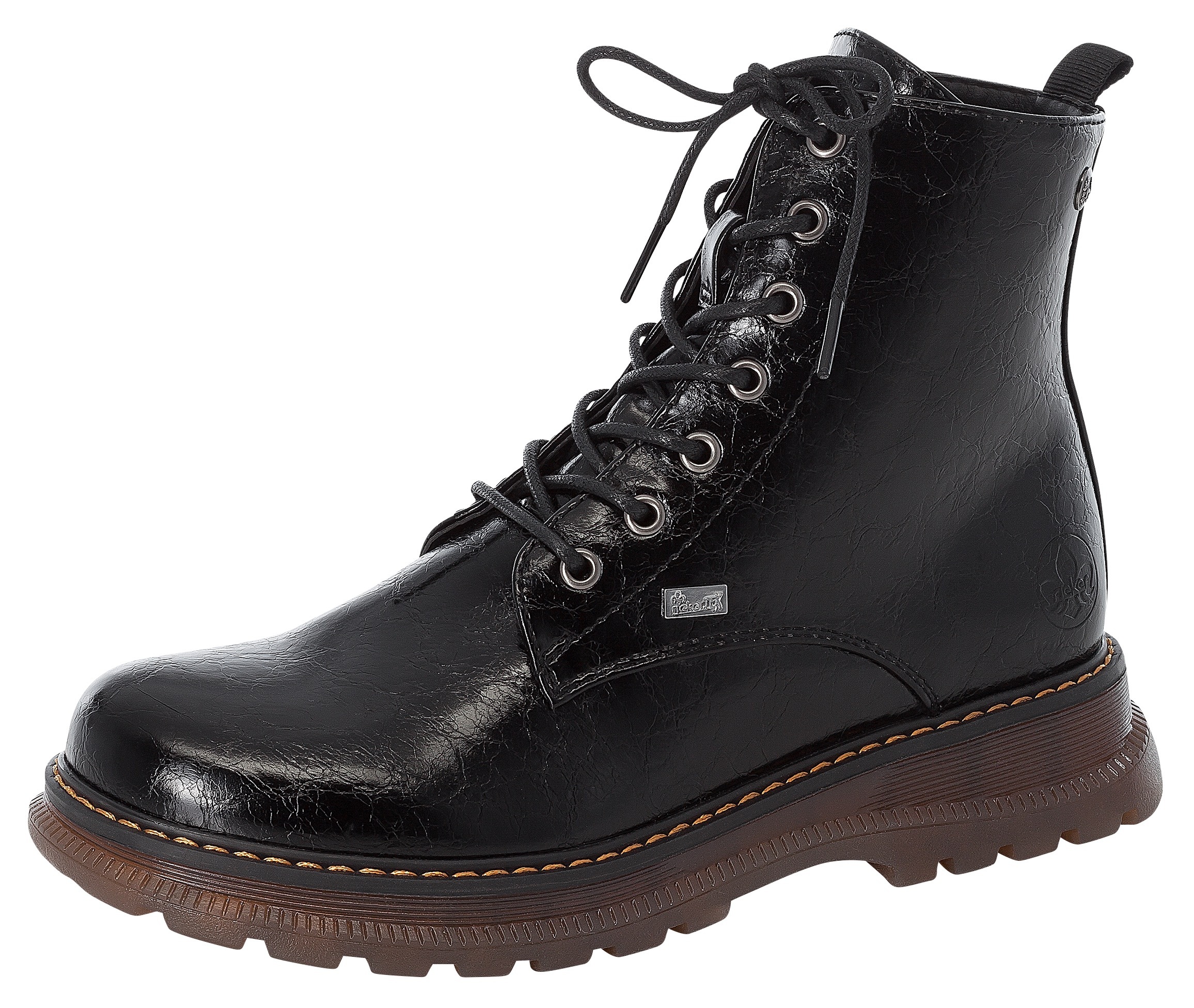 Image of Rieker Winterboots, mit glänzender Oberfläche mit Struktur bei Ackermann Versand Schweiz