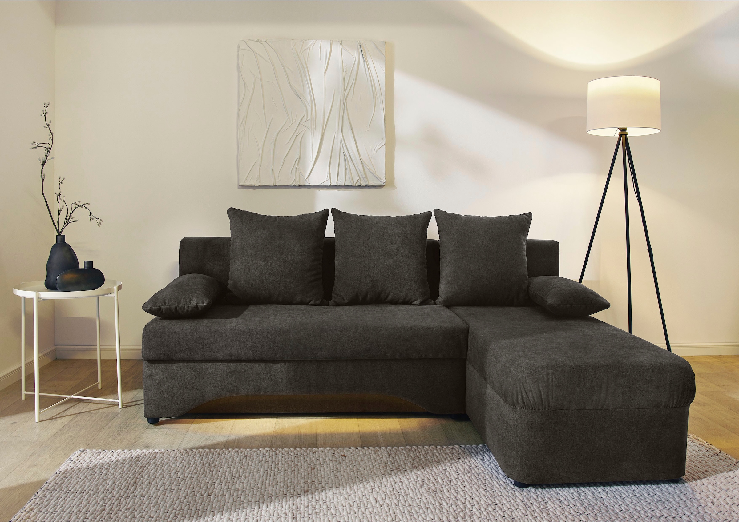 Image of Jockenhöfer Gruppe Ecksofa "Starlight L-Form, B: 191 cm" mit Schlaffunktion, Bettkasten & Licht, Unser Dauertiefpreis