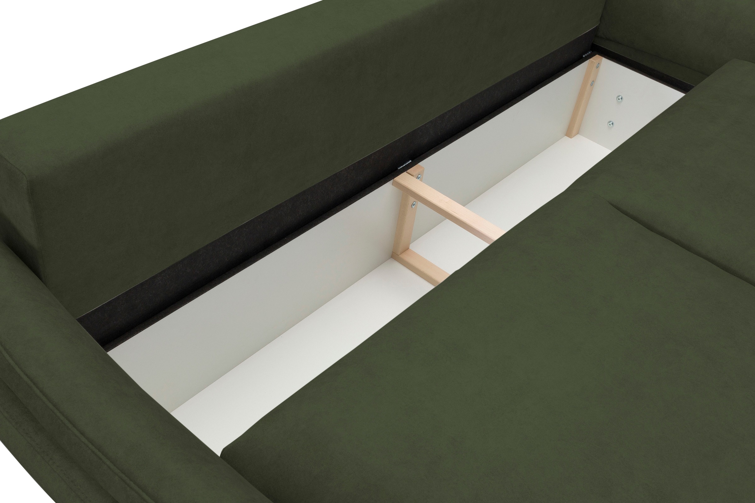 exxpo - sofa fashion 3-Sitzer »Kentt hochwertiger Sitzaufbau für hohen Sitzkomfort, bequeme Armlehnen«, inkl. Boxspring/Federkern-Polsterung, Bettfunktion und Bettkasten