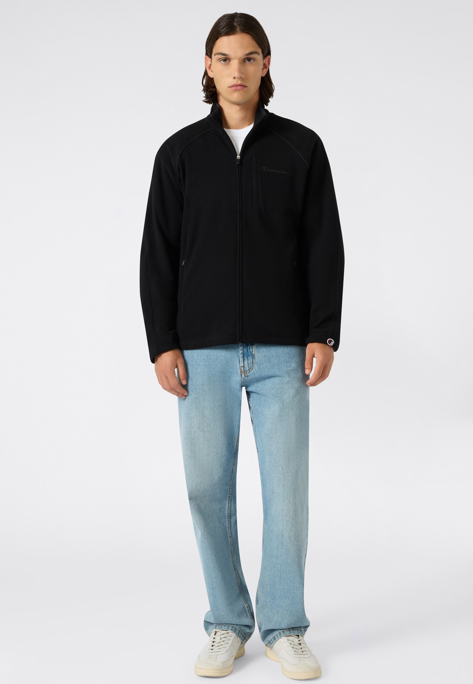 Champion Fleecejacke »SPORTWEAR ZIP-UP Standard Fit Micro Polar« mit durchgehendem Reissverschluss, sportlicher Stil, Standard Fit
