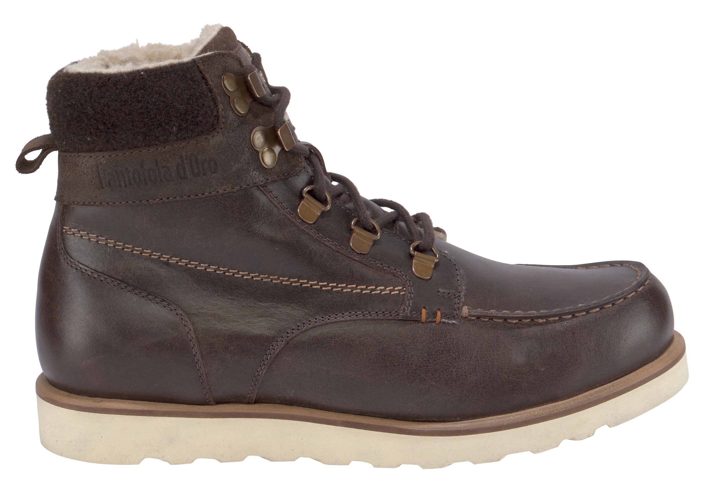 Pantofola d´Oro Schnürboots »BORMIO BOOT UOMO HIGH«, im Casual Business Look