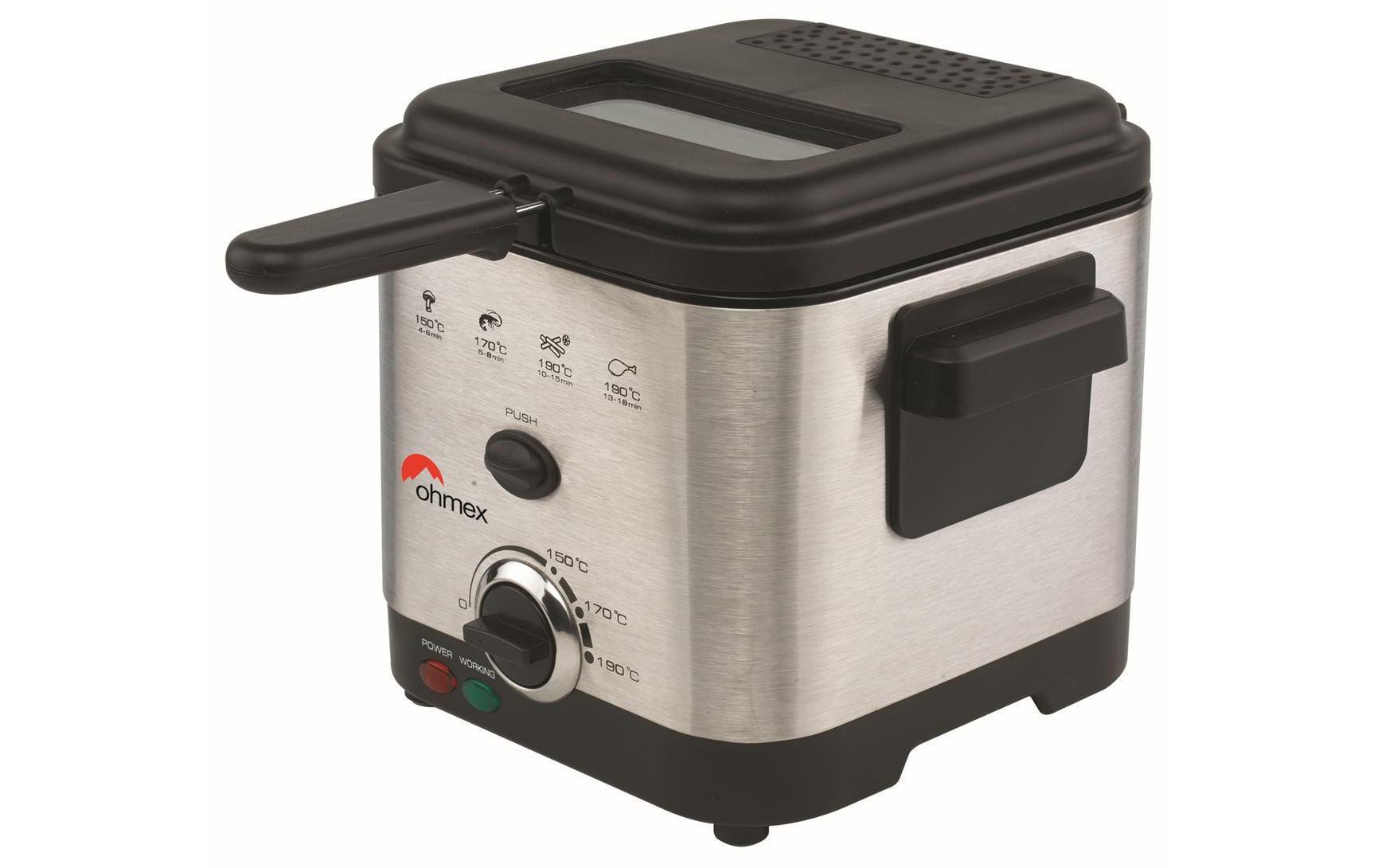 ohmex Fritteuse »Fritteuse FRY 1515«, 1200 W