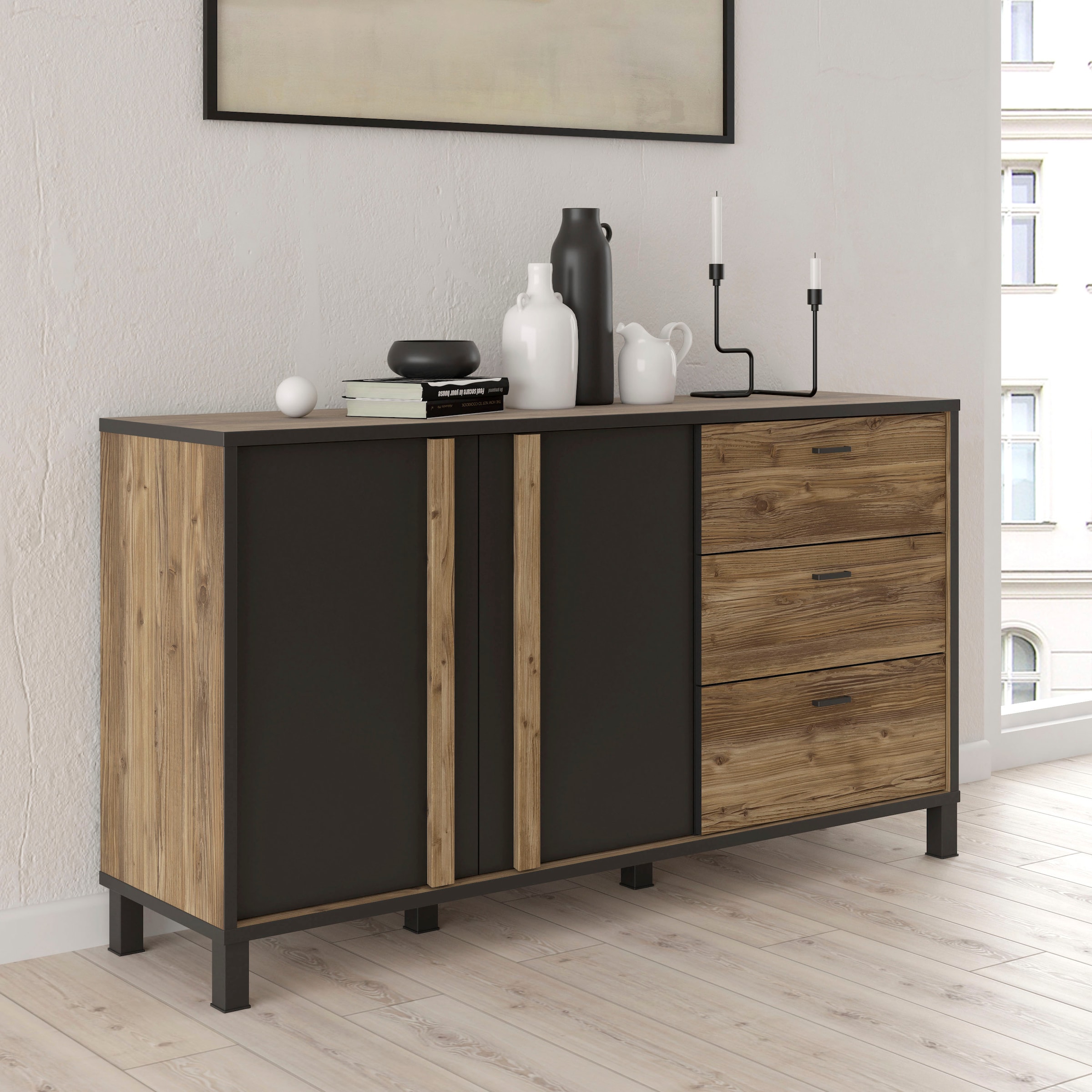 Image of FORTE Sideboard "Hayato" Breite ca. 154 cm