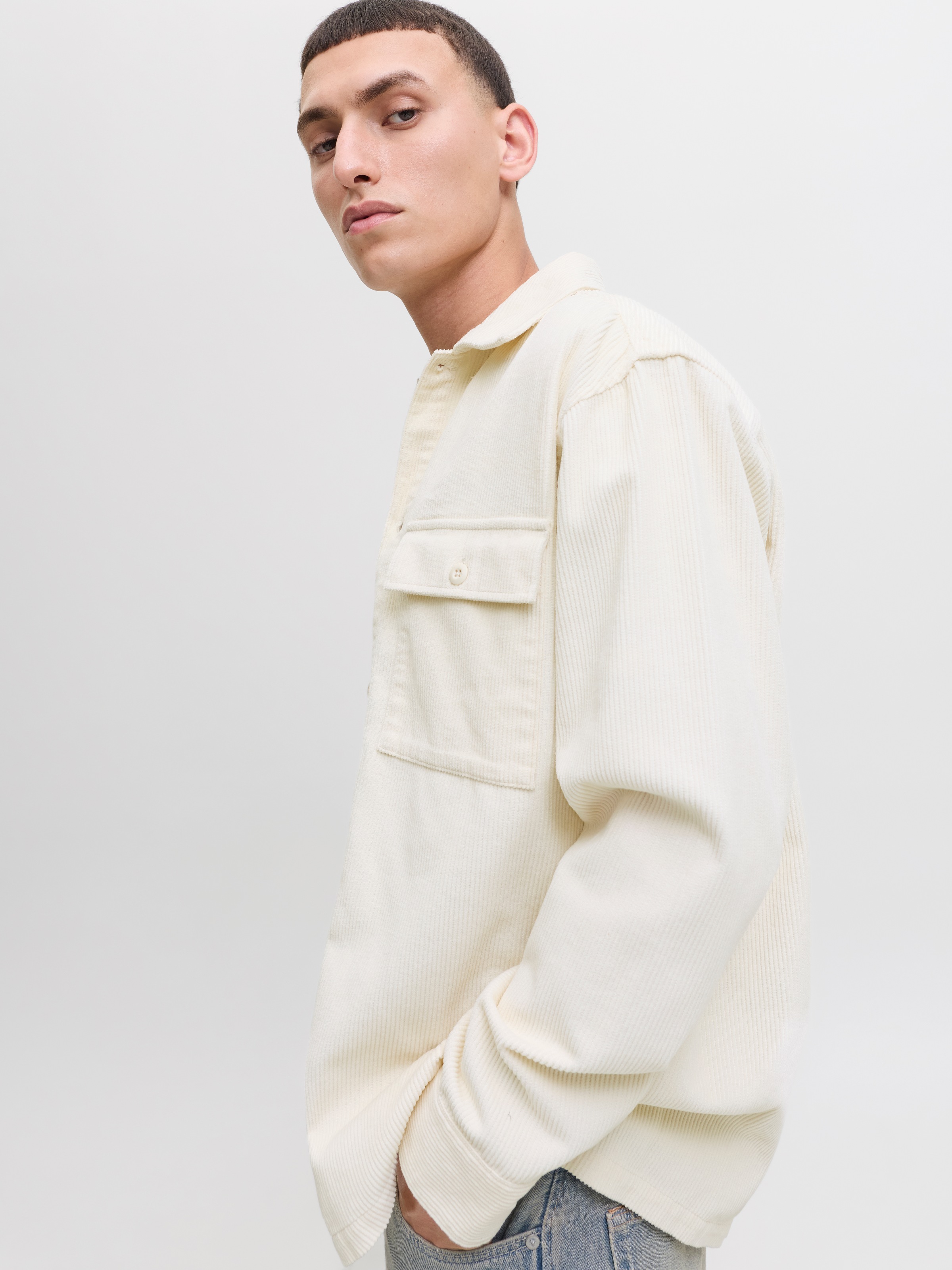 Jack & Jones Langarmhemd »JJEPERFECT CORDUROY OVERSHIRT LS SN«