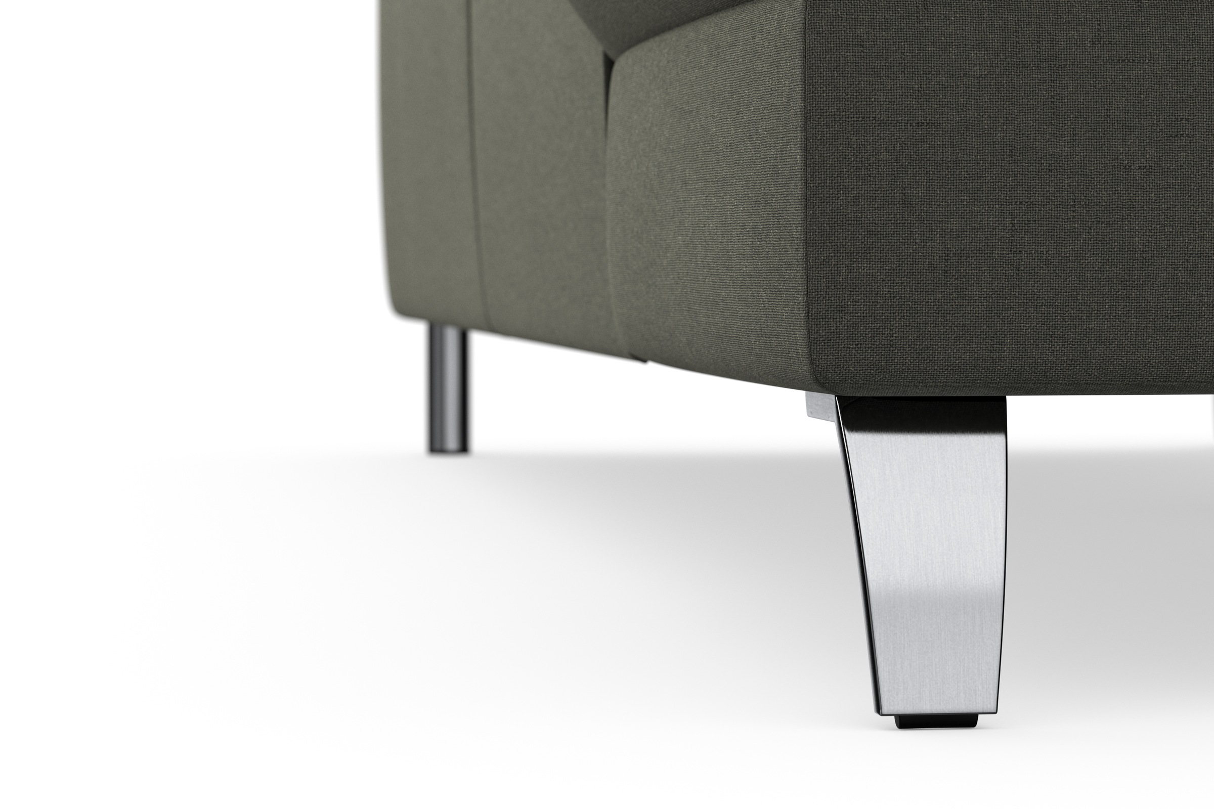 sit&more Ecksofa »Grenoble L-Form mit Federkern«, wahlweise mit Bettfunktion, Bettkasten, Arm- und Kopfteilverstellung