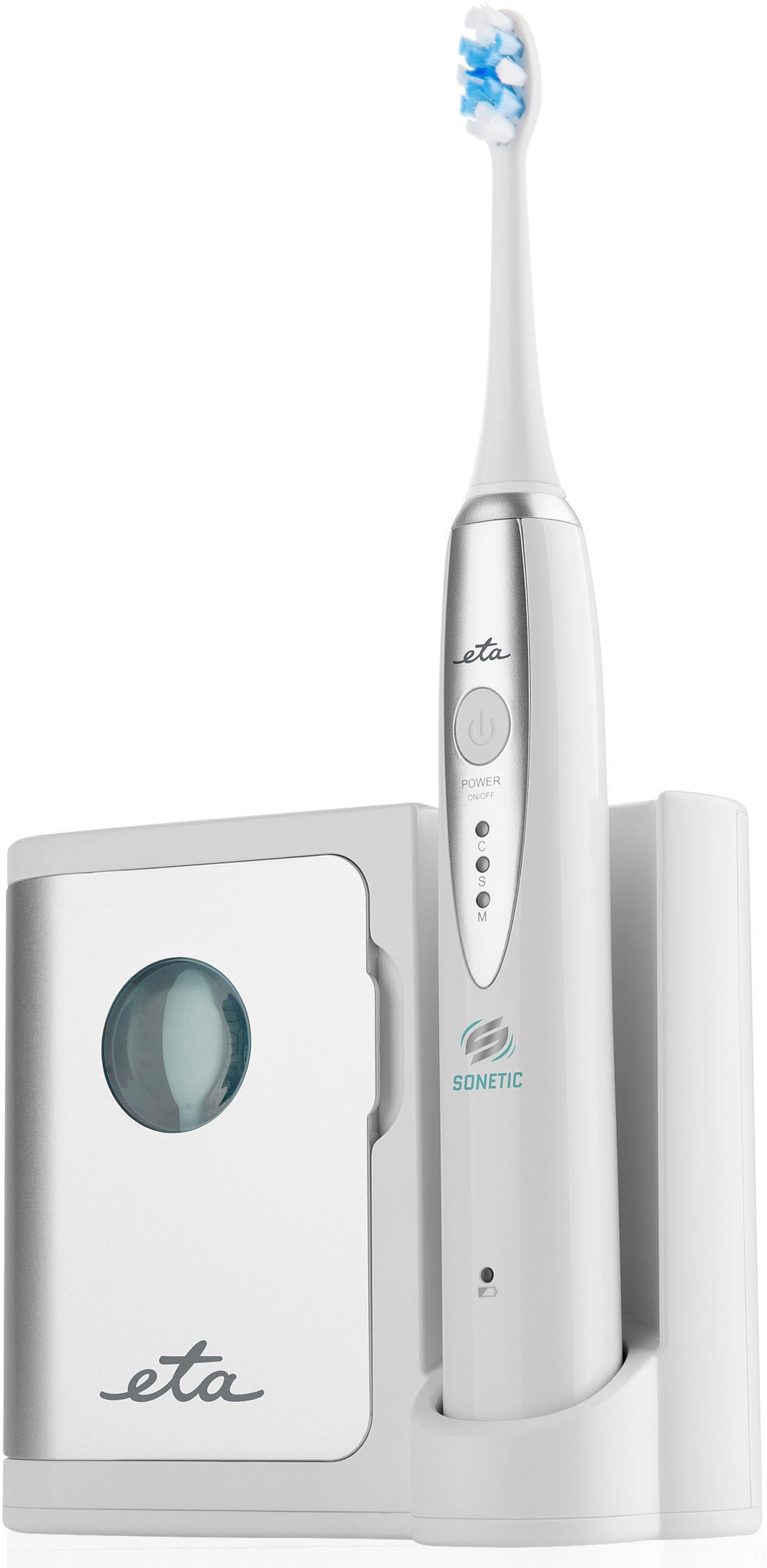 eta Brosse à dents sonique »SONETIC ETA170790000« 3 cuis Aufsteckbürsten UV-Technolgie