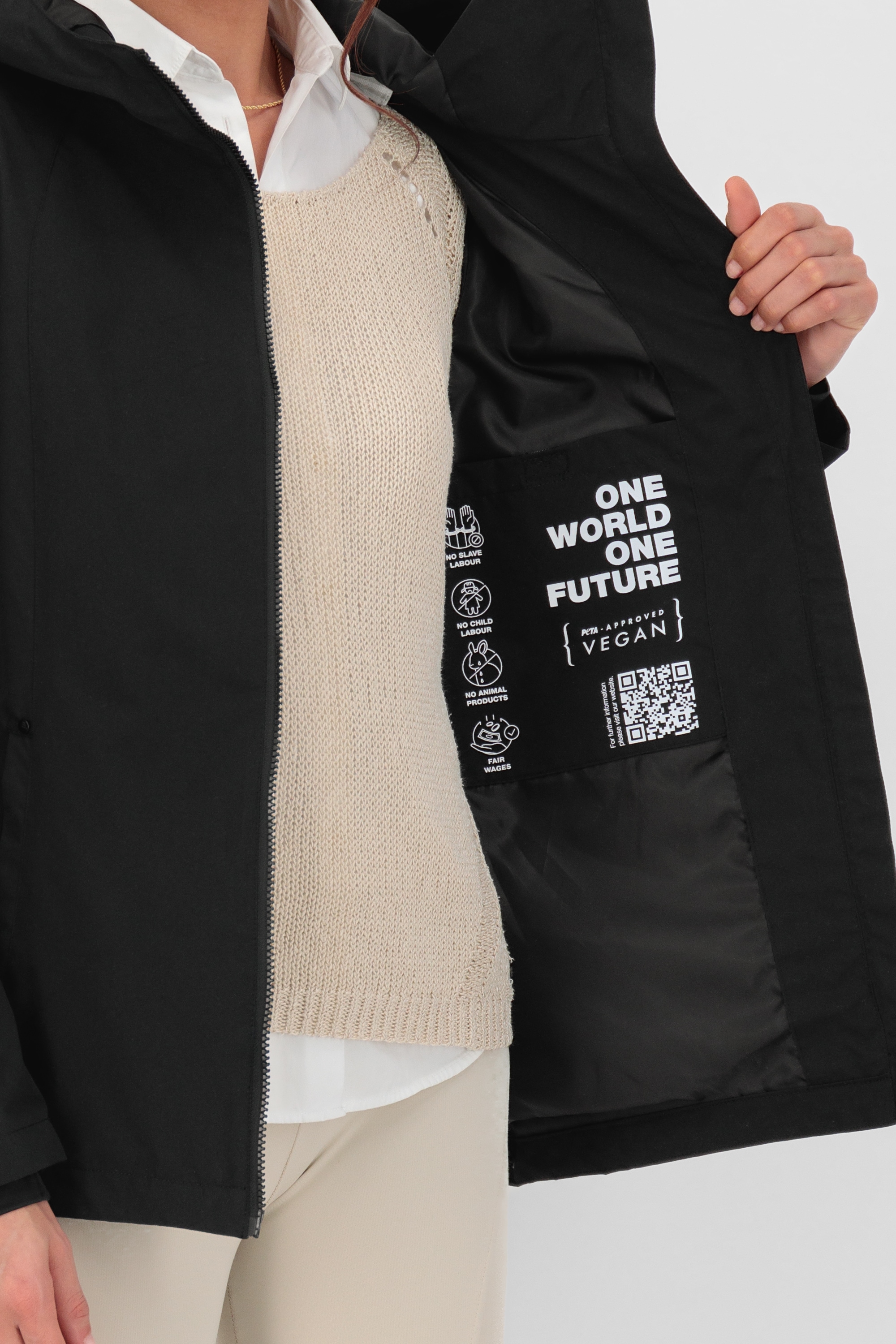 Alife & Kickin Veste softshell »KANAAKA« mit Kapuze