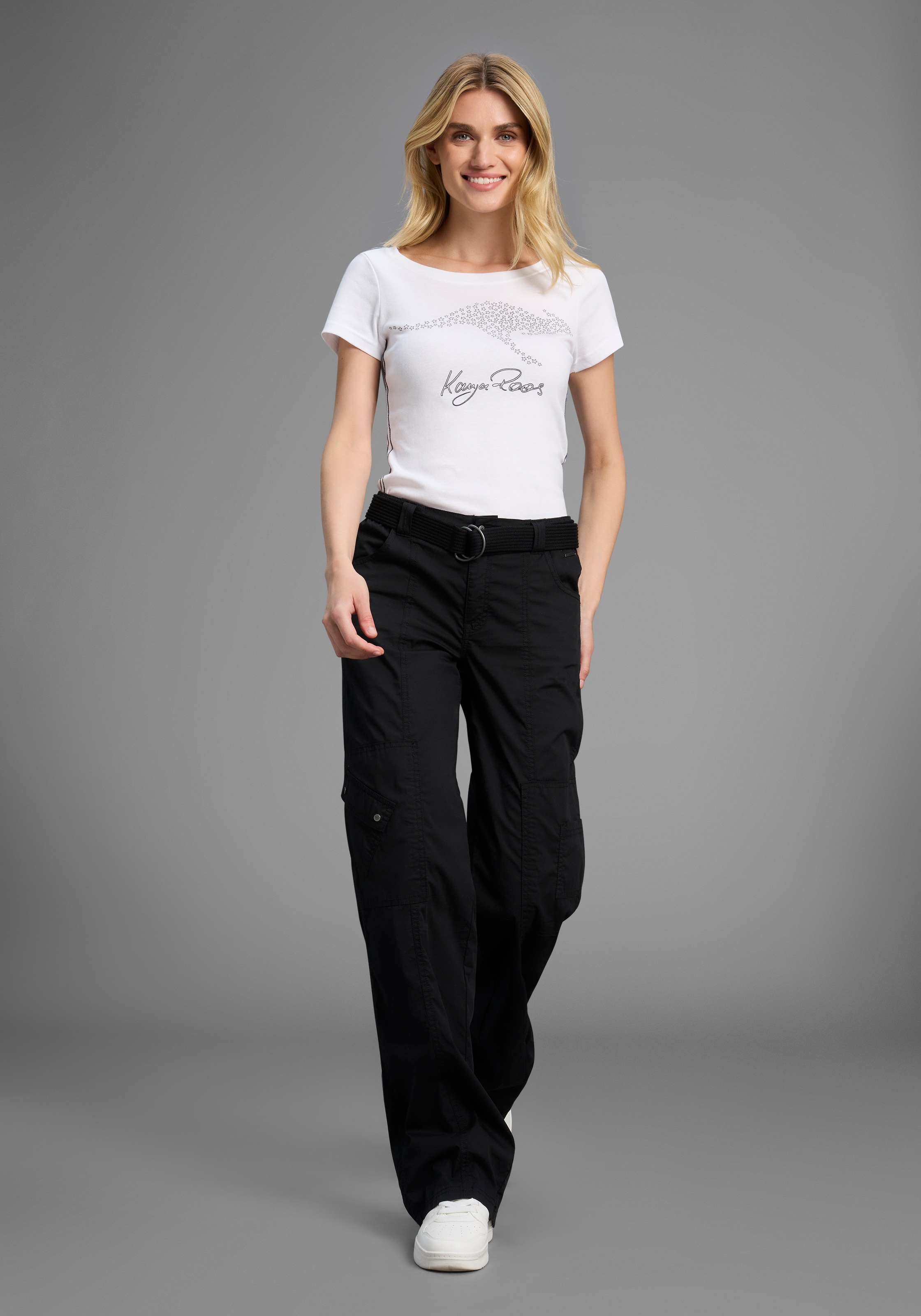 KangaROOS T-Shirt, Kurzarm, sehr figurbetonte Passform