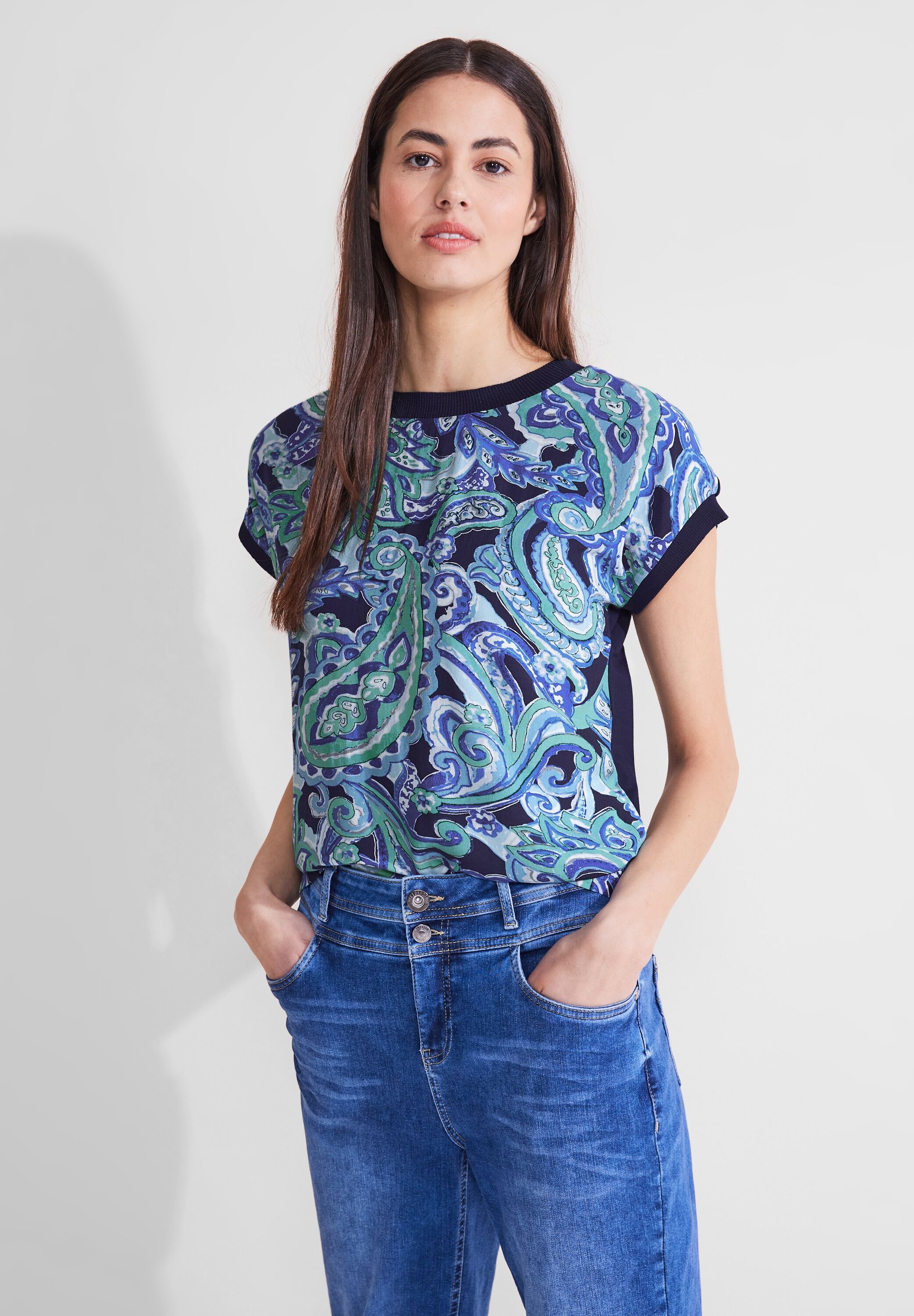 STREET ONE Shirttop, mit Muster