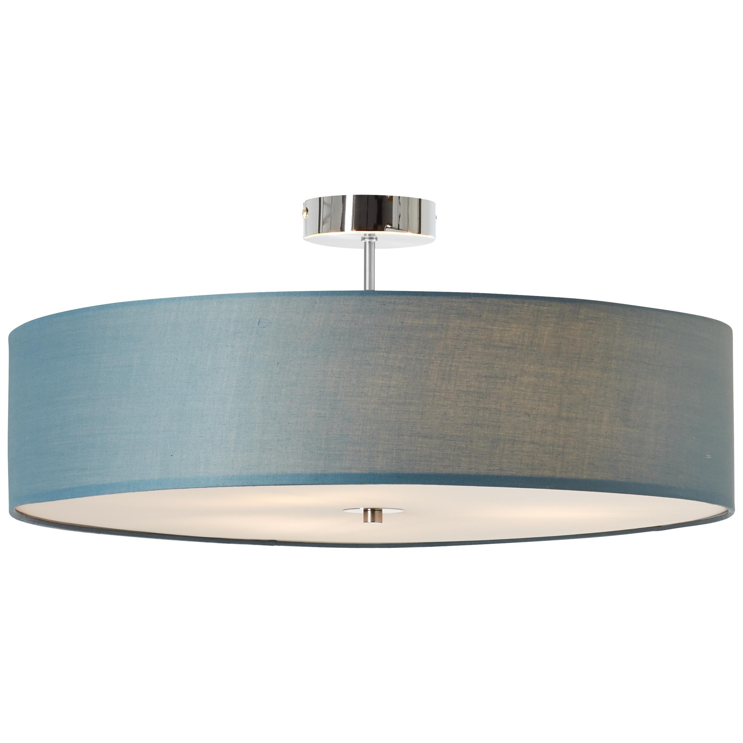 Image of Brilliant Leuchten Deckenleuchte »Andria«, E27, 1 St., Deckenlampe 60cm chrom/blau bei Ackermann Versand Schweiz