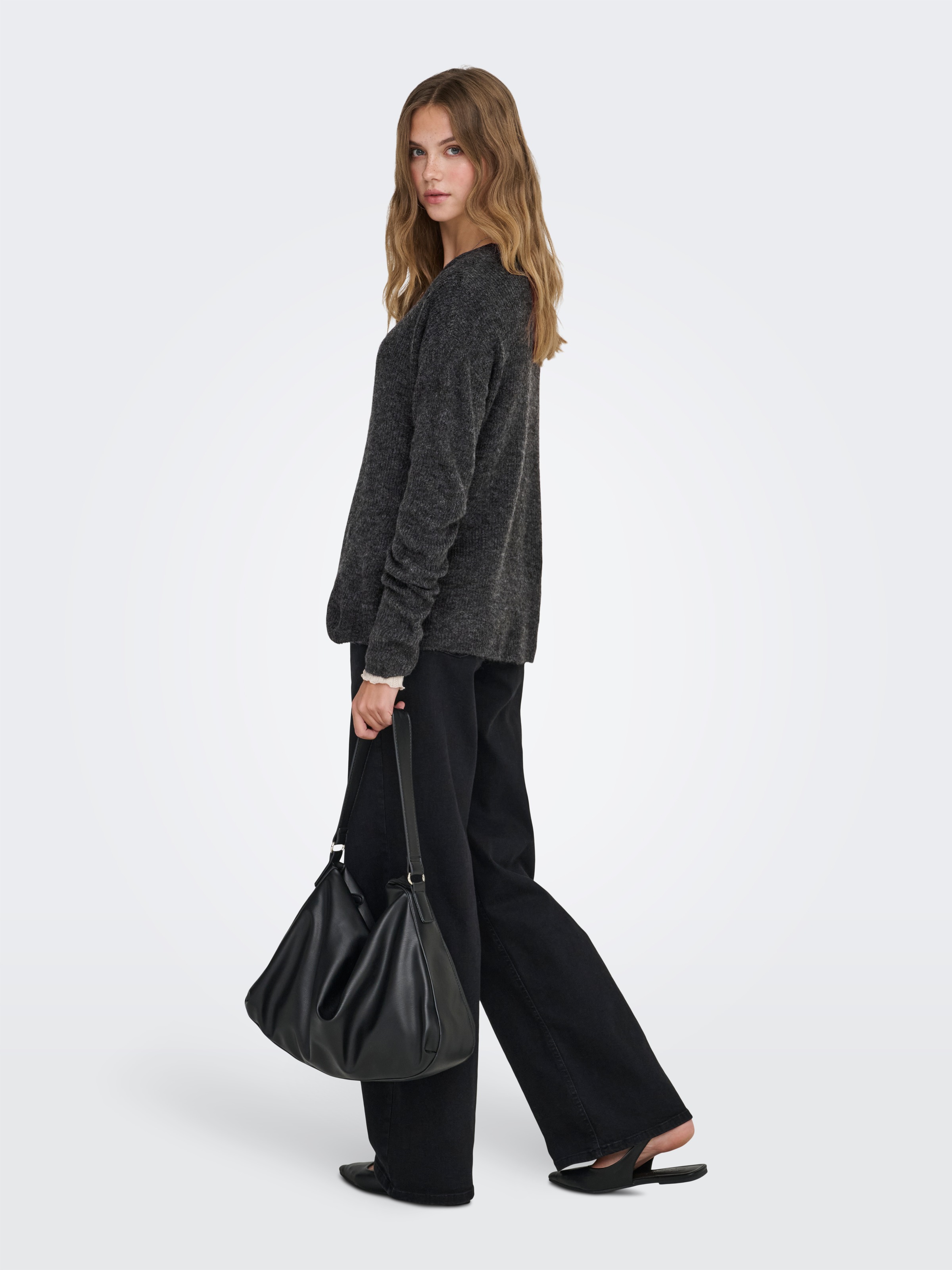 ONLY Pull en tricot »ONLCAMILLA V-NECK L/S PULLOVER KNT NOOS«