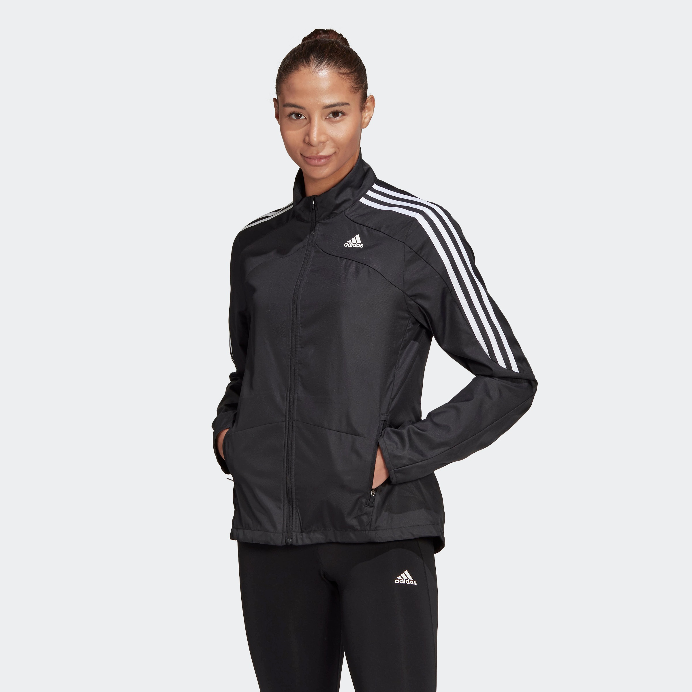 Image of adidas Performance Laufjacke »MARATHON 3-STREIFEN« bei Ackermann Versand Schweiz
