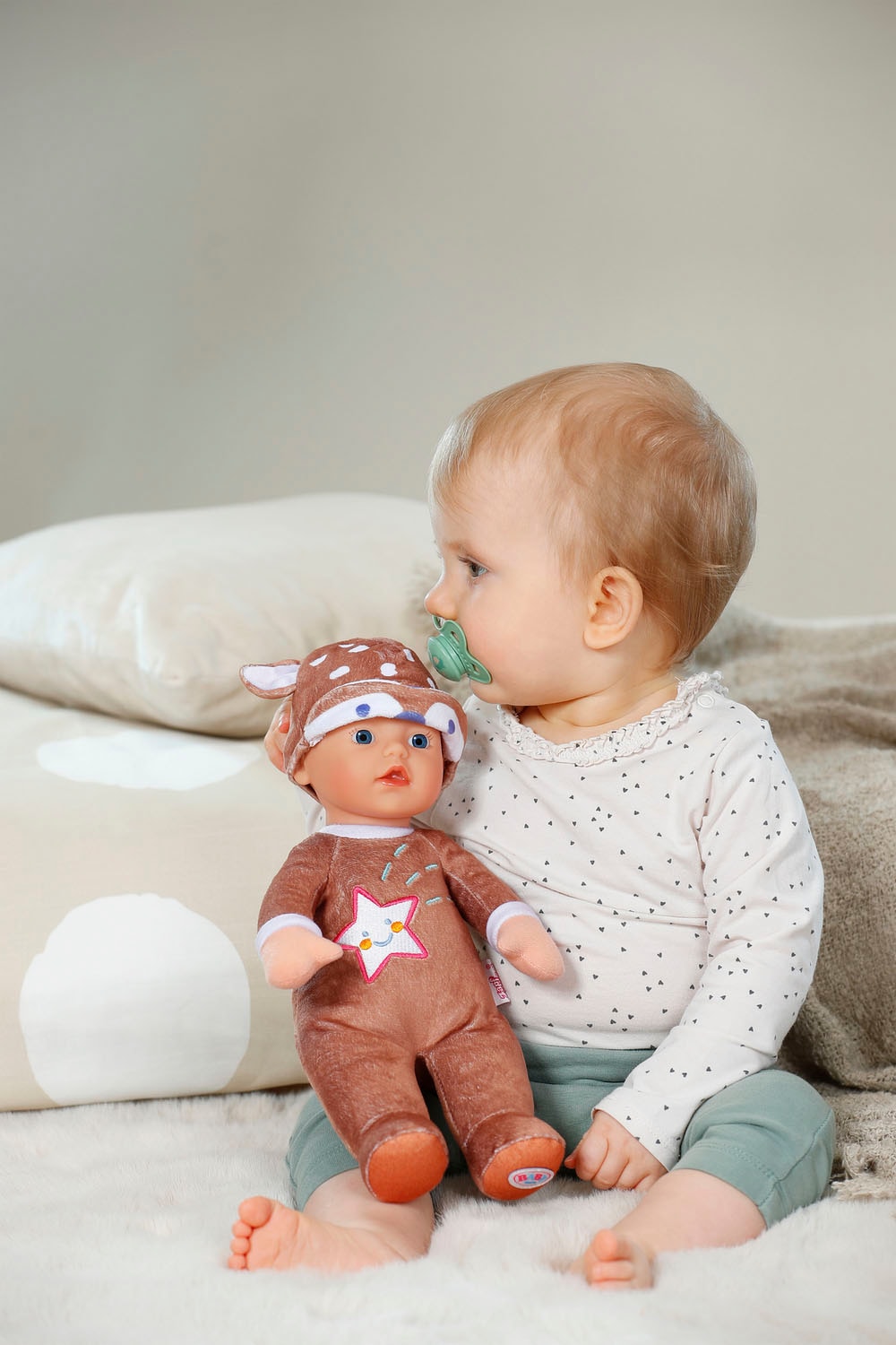 Baby Born Babypuppe »for babies Sleepy Reh, 30 cm« mit Rassel im Inneren