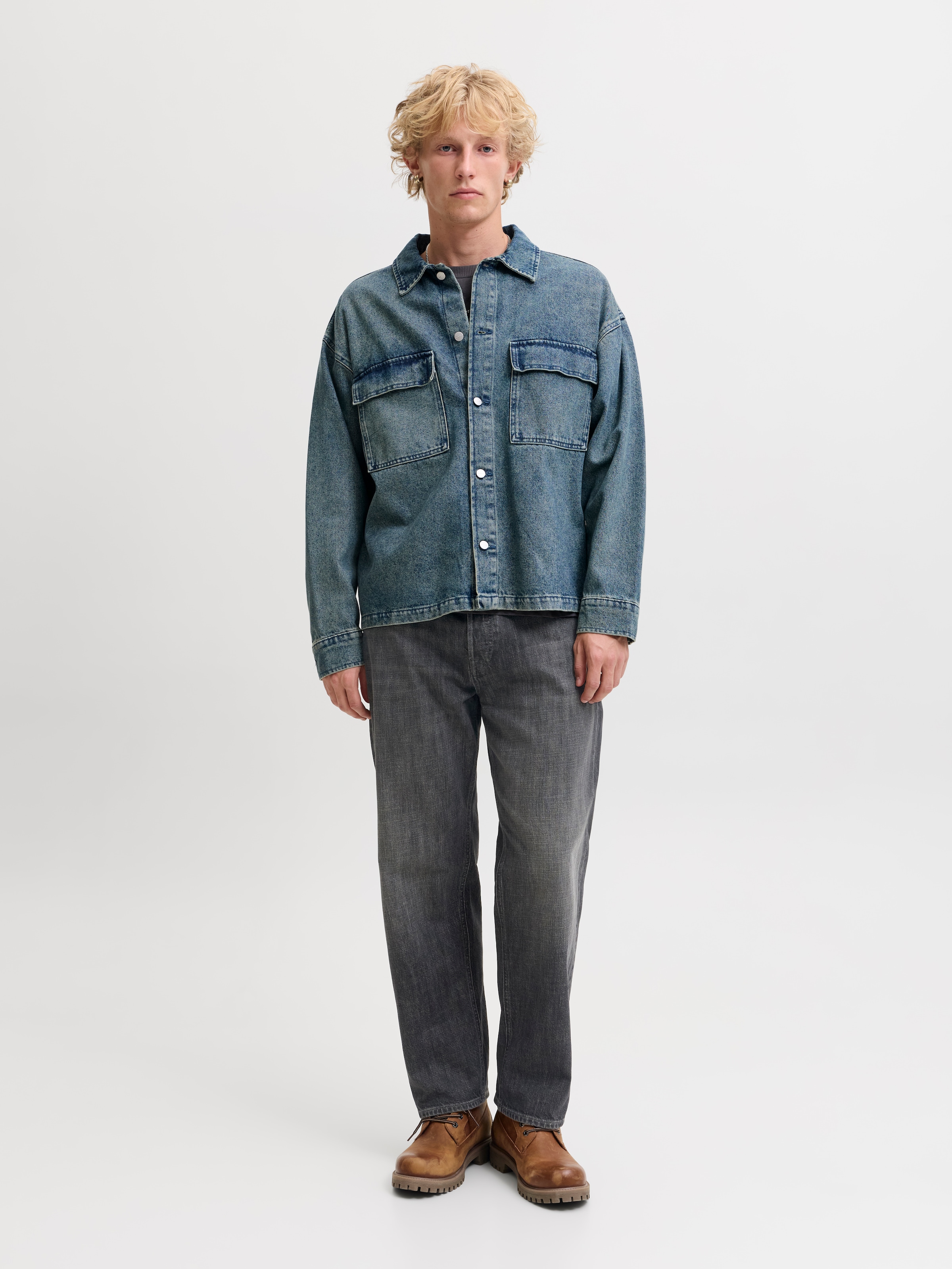 Jack & Jones »JJIEDDIE JJORIGINAL SQ« Baumwolle, loose fit