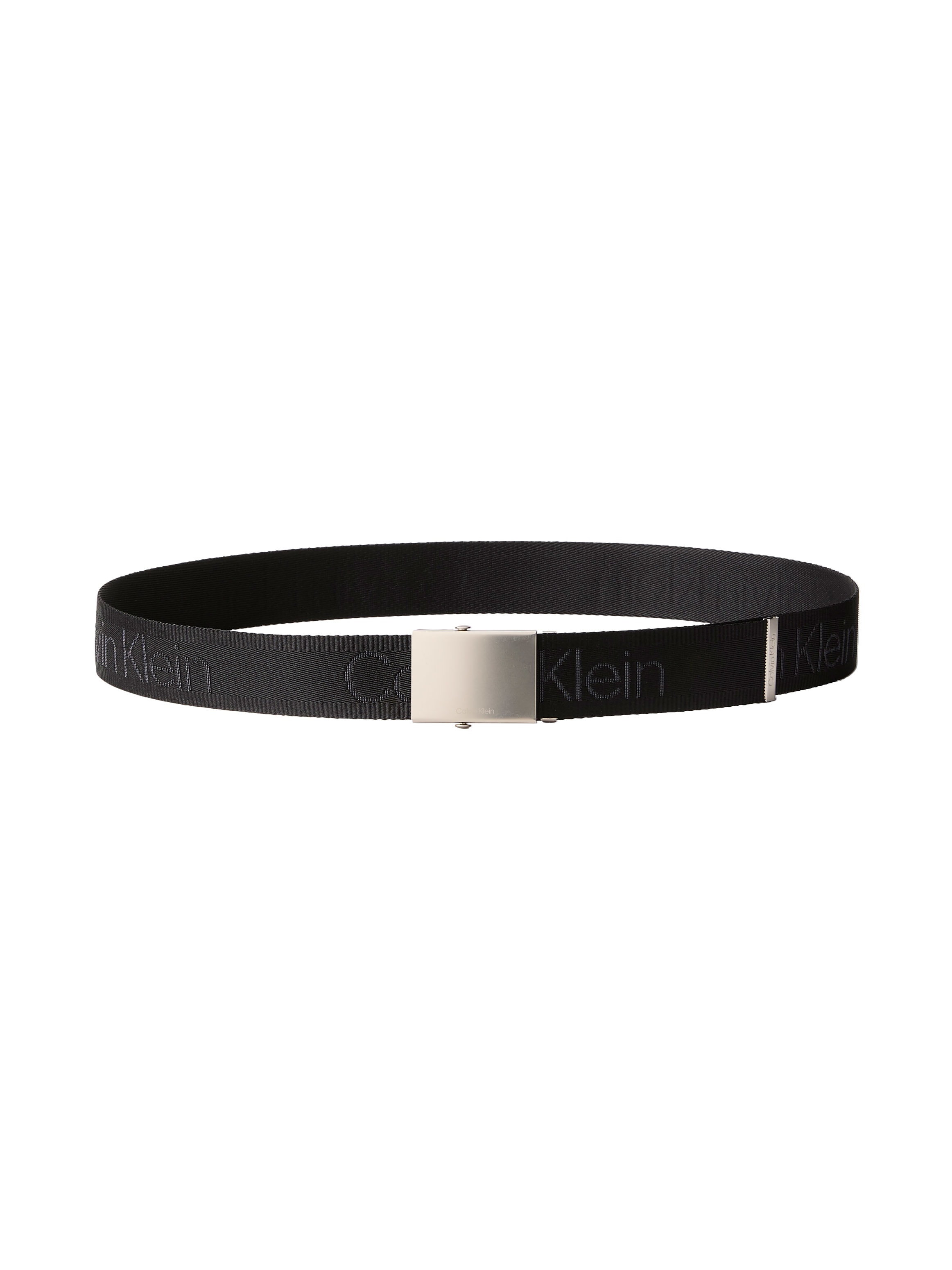 Image of Calvin Klein Stoffgürtel "LOGO WEBBING PLAQUE 38MM FIXED" Grössenverstellbar mit Metallschliesse