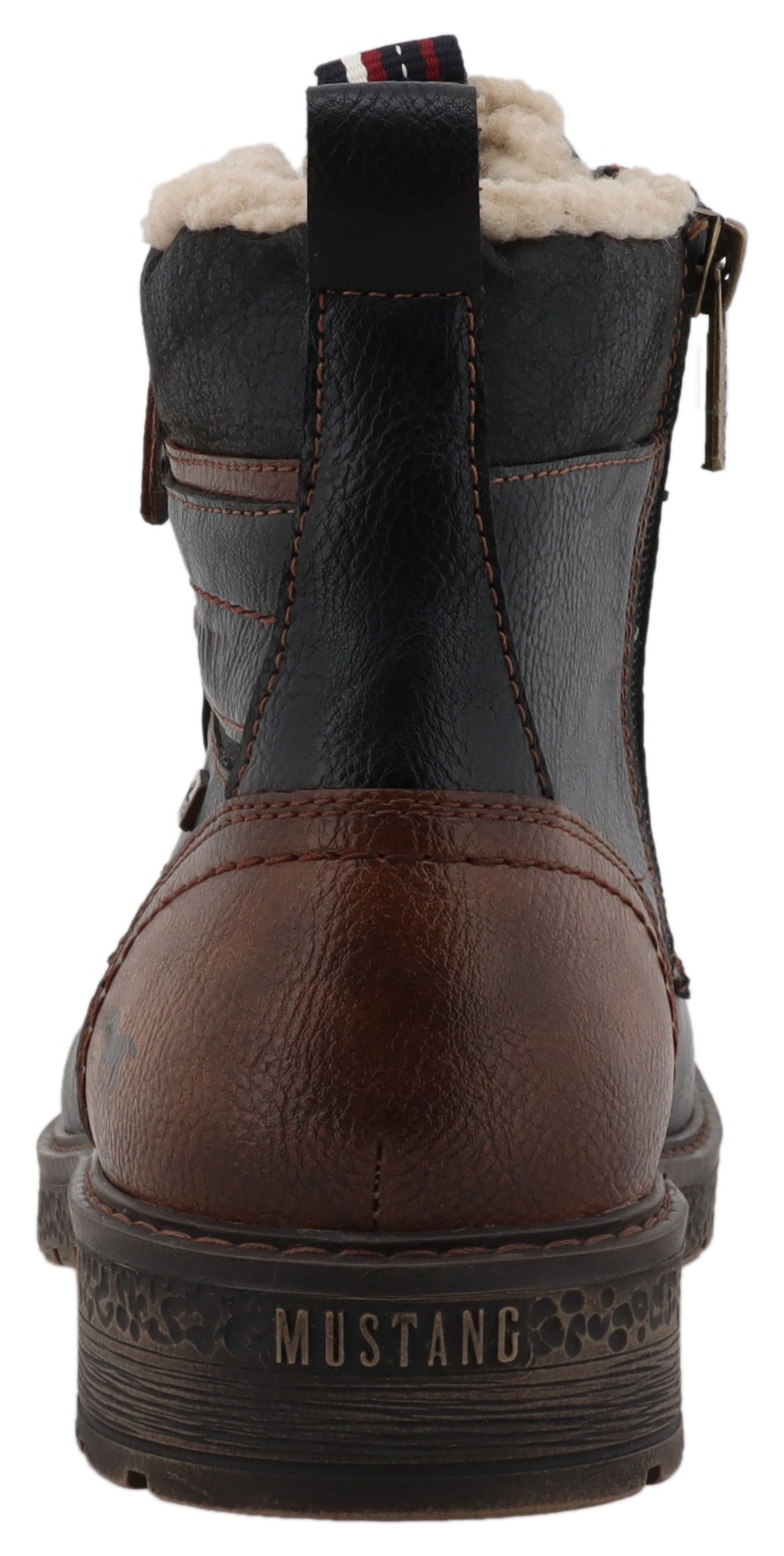 Mustang Shoes Bottes d'hiver »Midor«  bottes à lacets, bottes d'hiver avec doublure chaude
