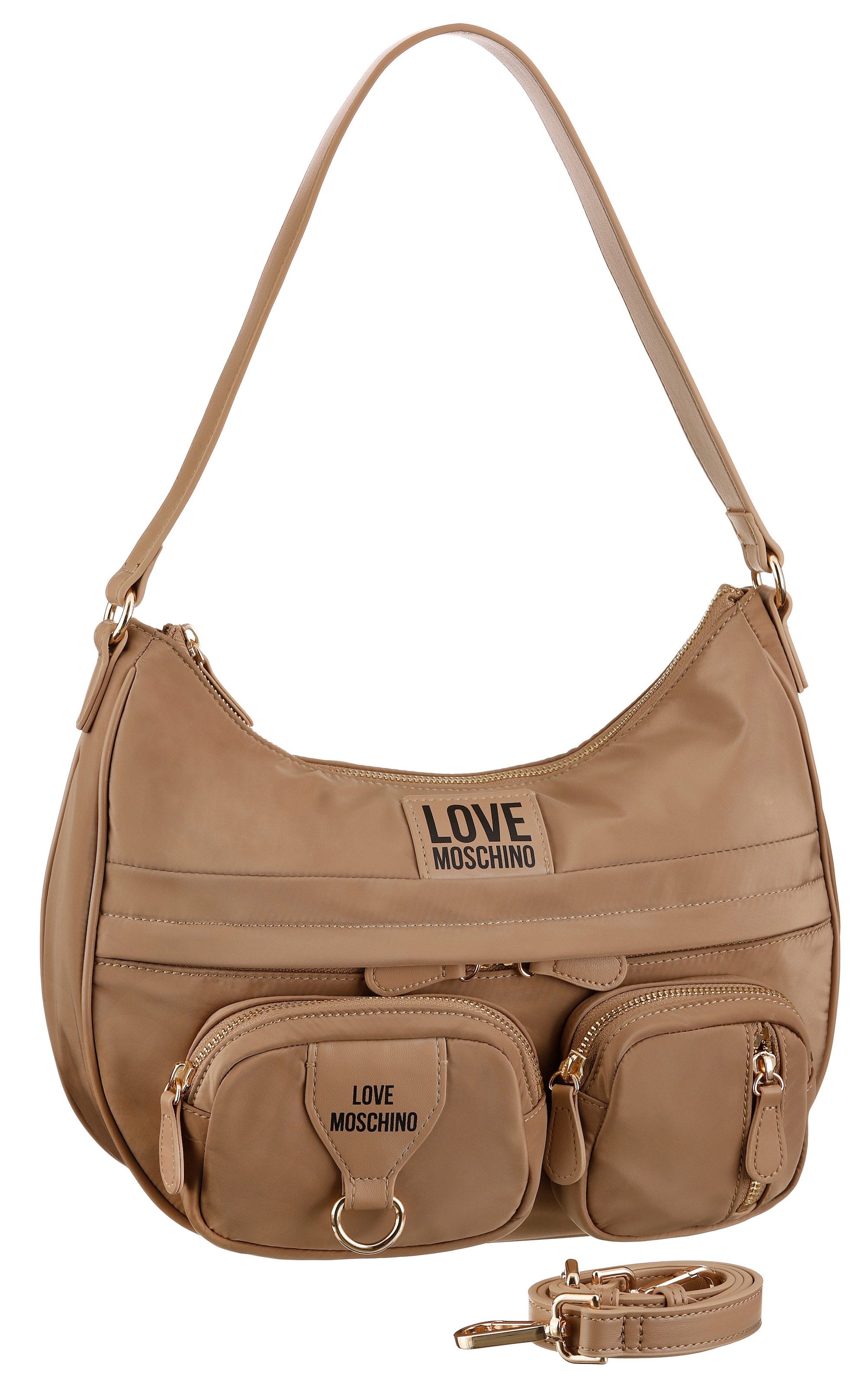 Image of LOVE MOSCHINO Hobo »MULTI POCKETS«, mit abnehmbaren Umhängeriemen bei Ackermann Versand Schweiz