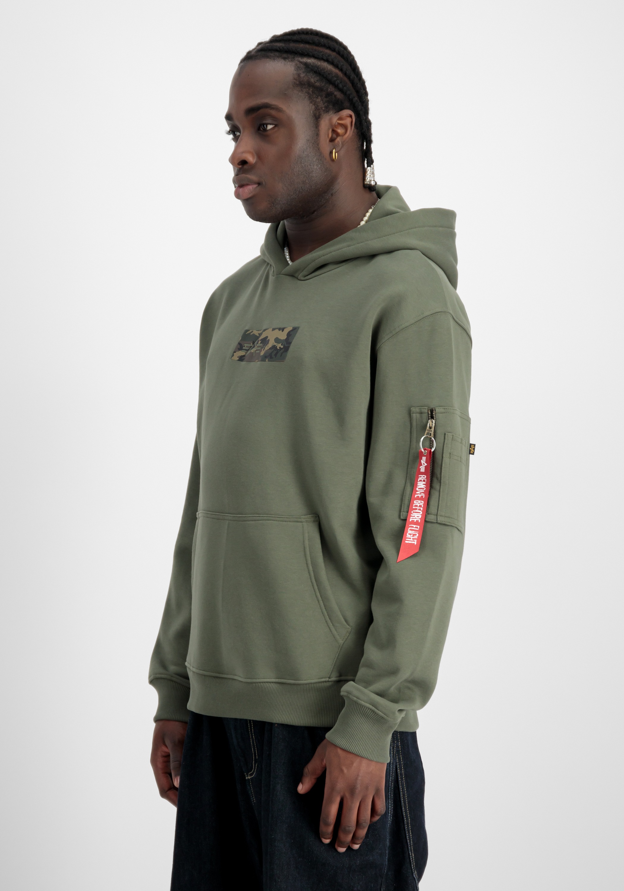 Alpha Industries Hoodie »Camo Panel Hoodie Kapuzensweatshirt«