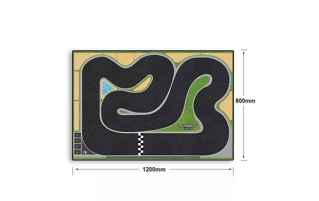 Kinderteppich »Turbo Racing XL Micro Rally 800 x 1200 mm«
