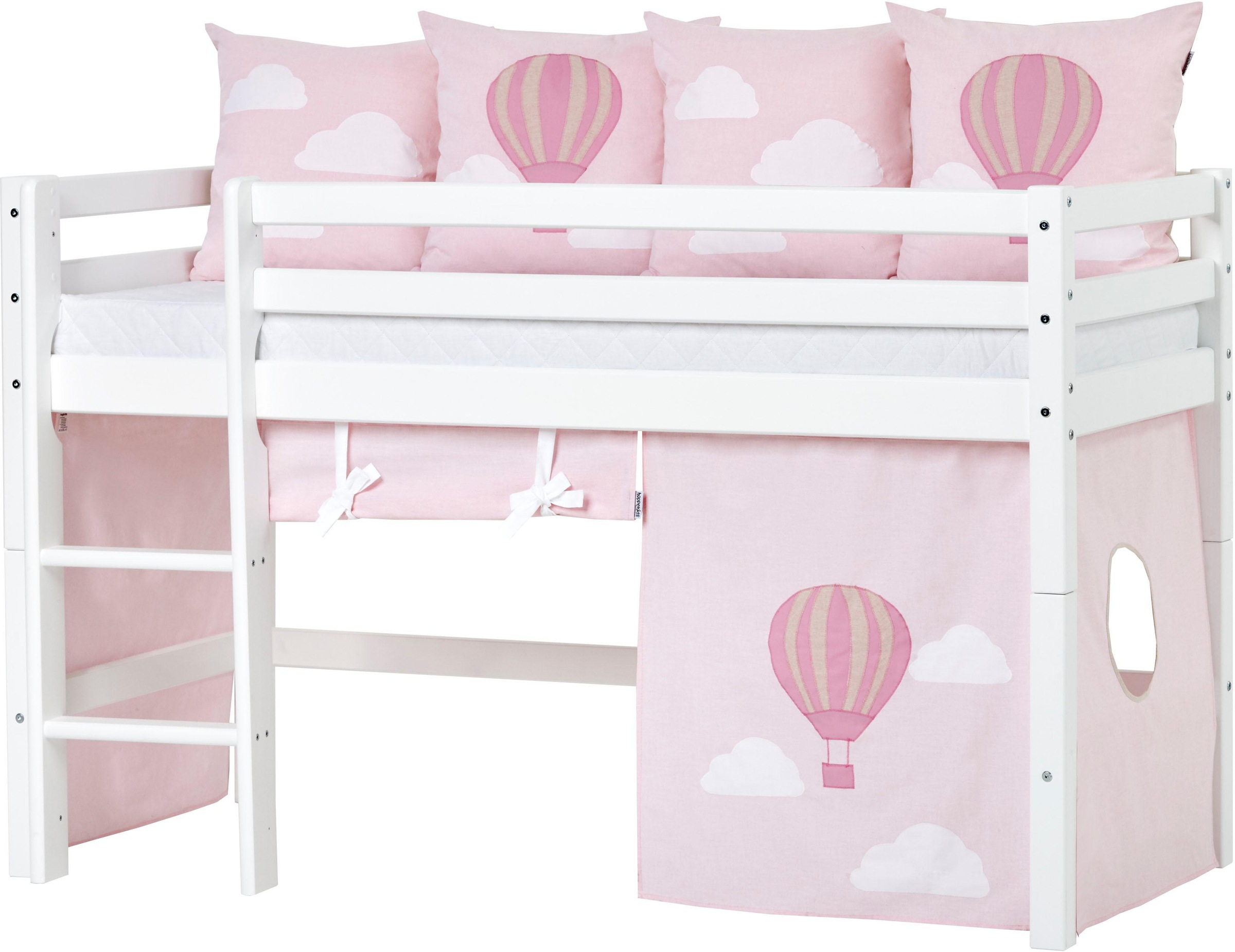 Image of Hoppekids Hochbett »«Ballon»«, mit Matratze & Vorhang, umbaubar, 4Stile bei Ackermann Versand Schweiz