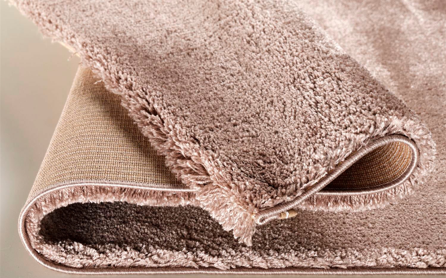 OCI DIE TEPPICHMARKE Hochflor-Teppich »Royal Uni«, rechteckig, 30 mm Höhe, Besonders weich durch Microfaser, Wohnzimmer