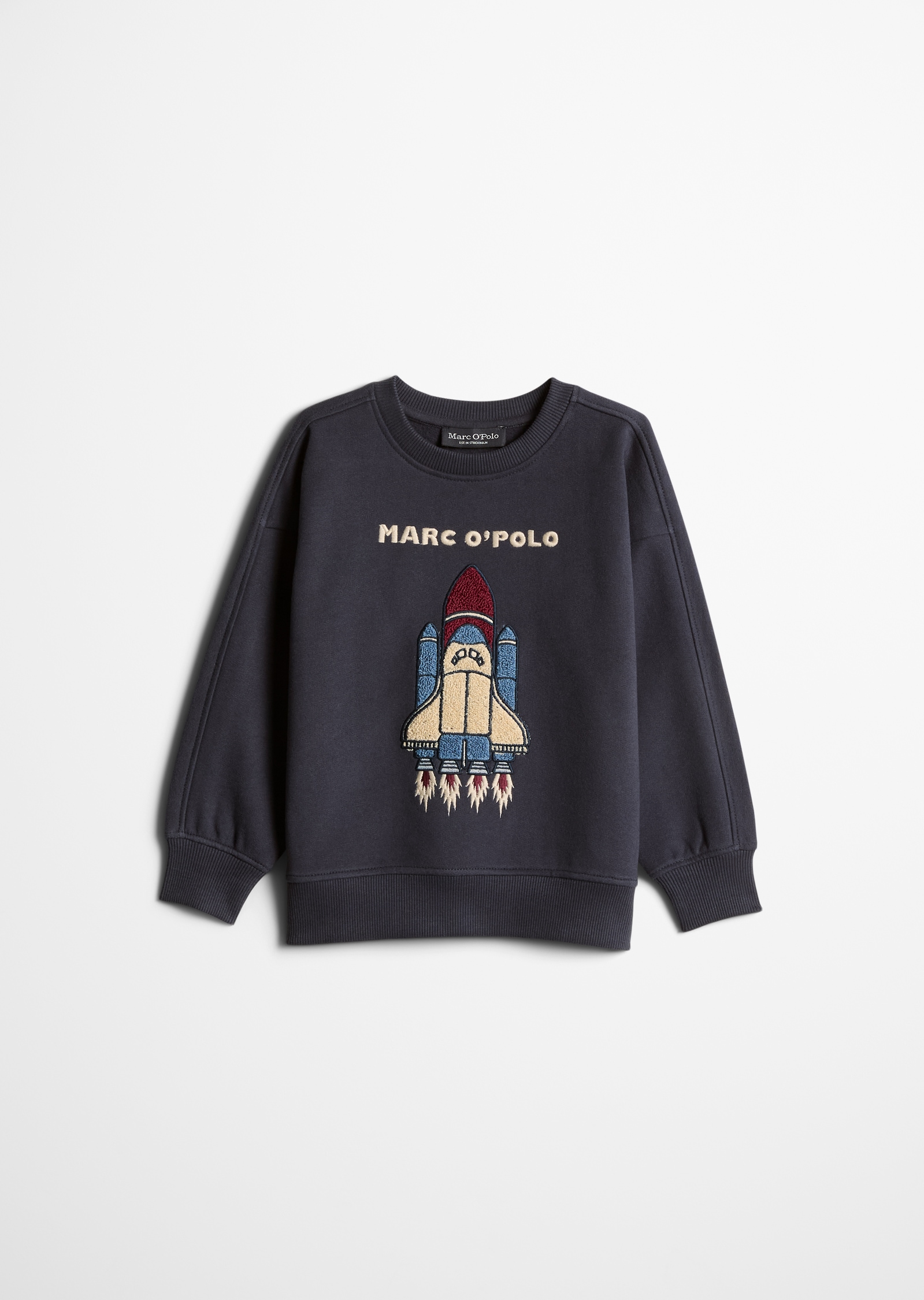 Image of Marc OPolo Sweatshirt, mit mehrfarbiger Stickerei