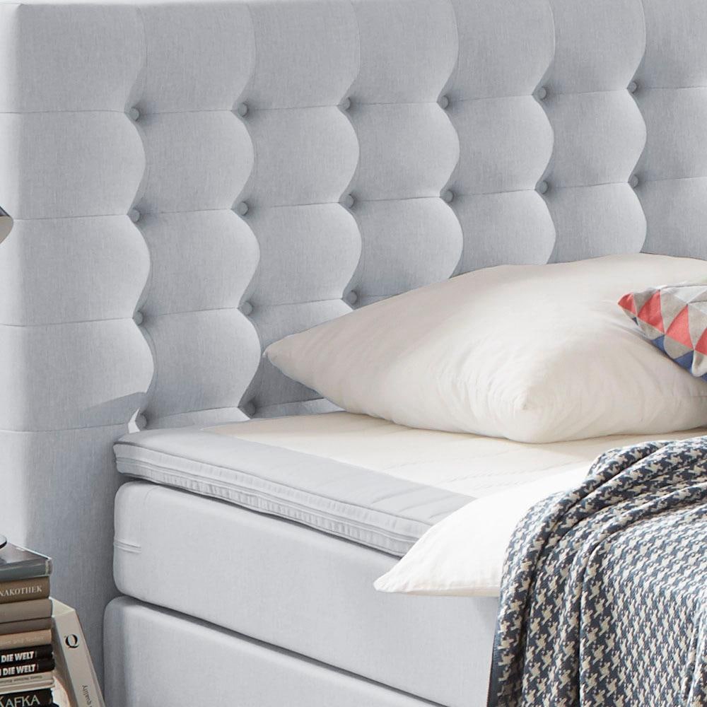 ATLANTIC home collection Boxspringbett Anni, mit Federkernmatratze und Topper