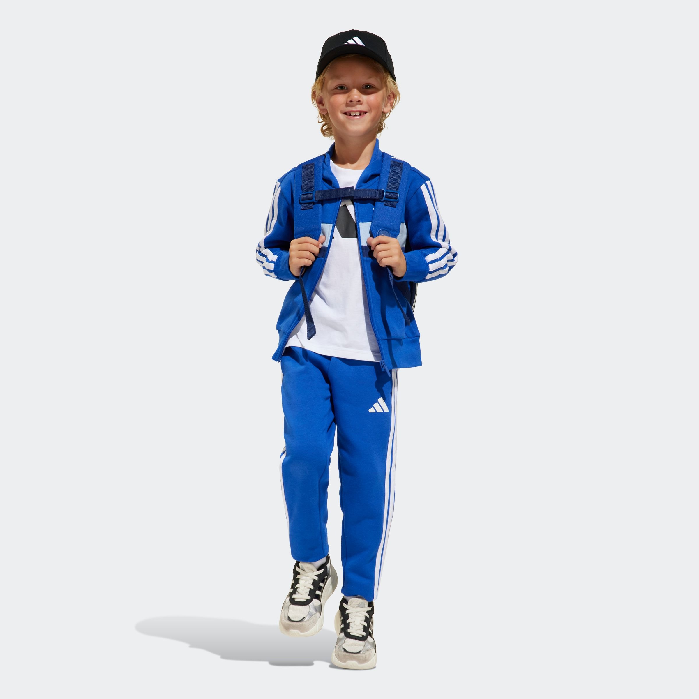 adidas Sportswear Trainingsanzug »LK 3S TIB FL TS«, (2 tlg.)
