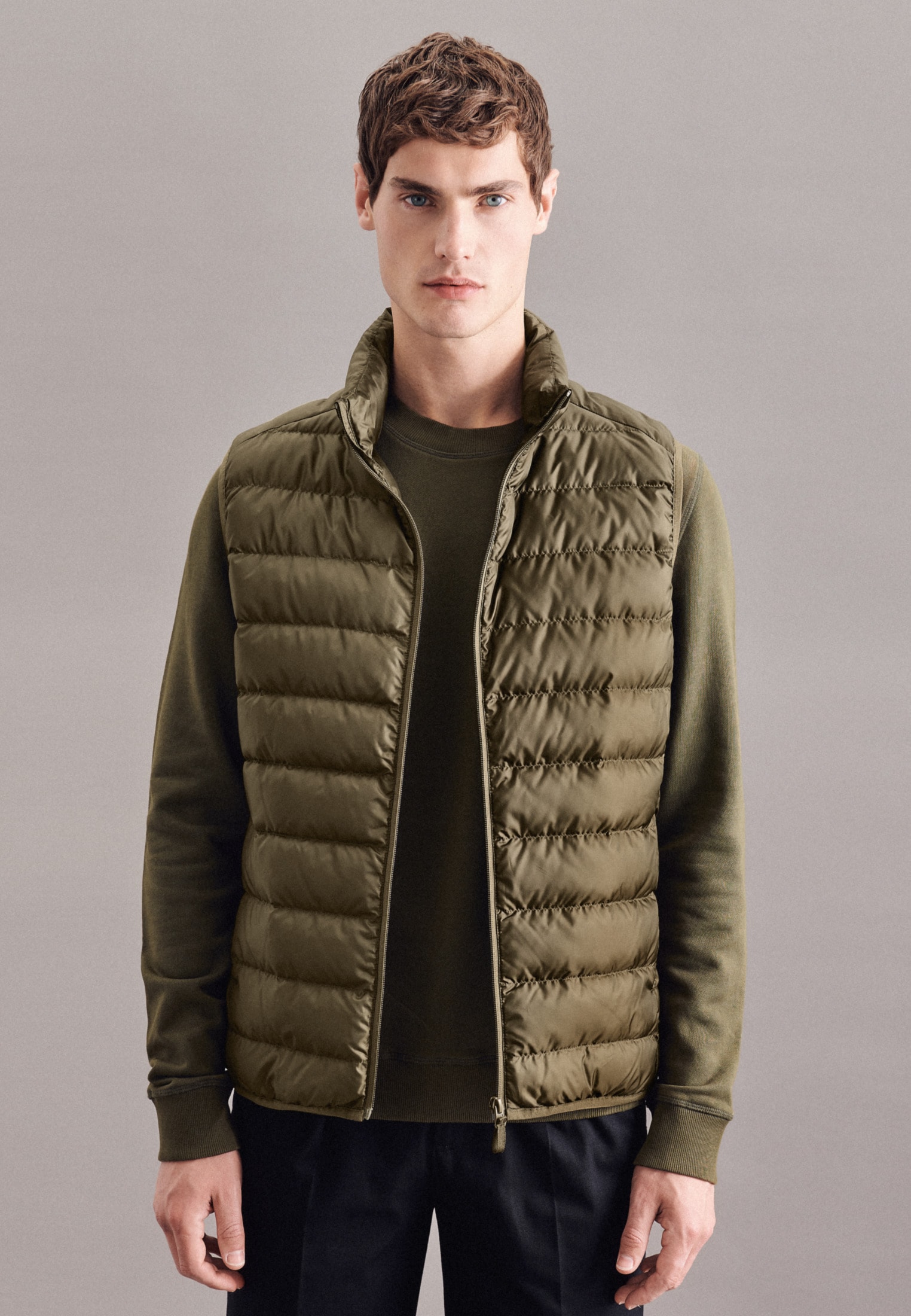 Image of seidensticker Strickweste »Seidensticker«, Ohne Arm Stehkragen Uni bei Ackermann Versand Schweiz