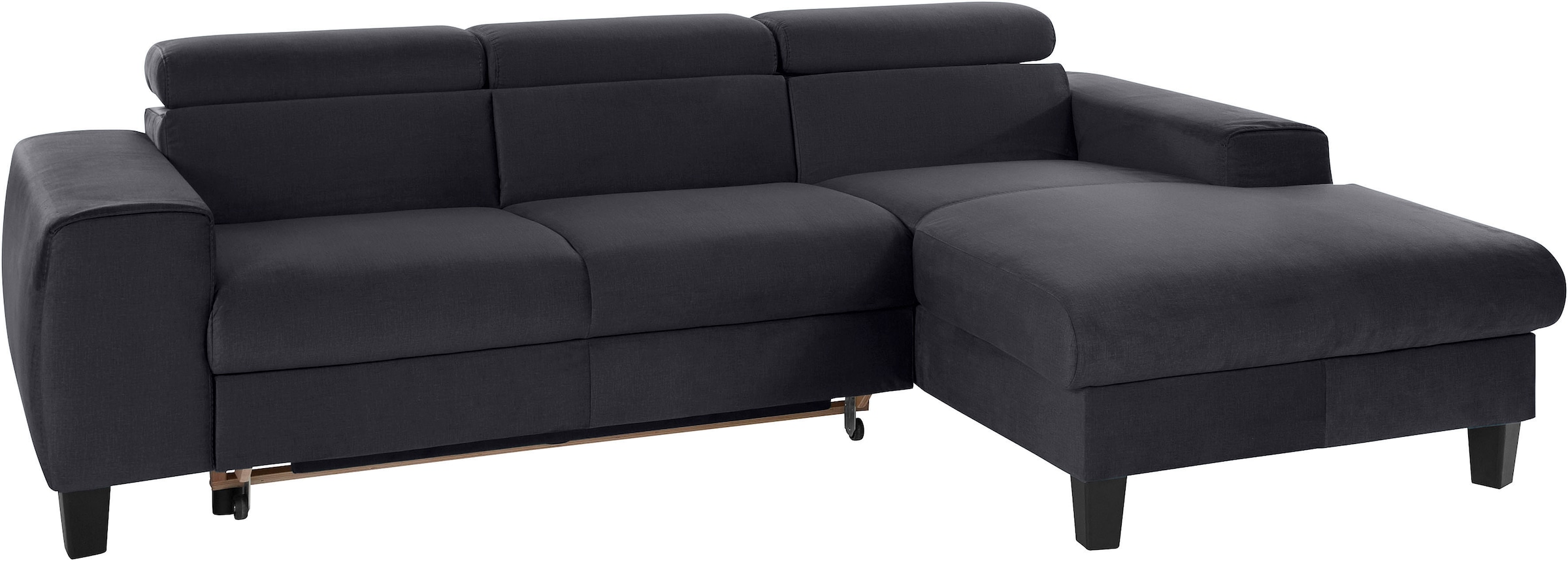 COTTA Ecksofa »Morven L-Form mit Kopfteilverstellung« wahlweise mit Bettfunktion, Bettkasten & Wireless-Charger