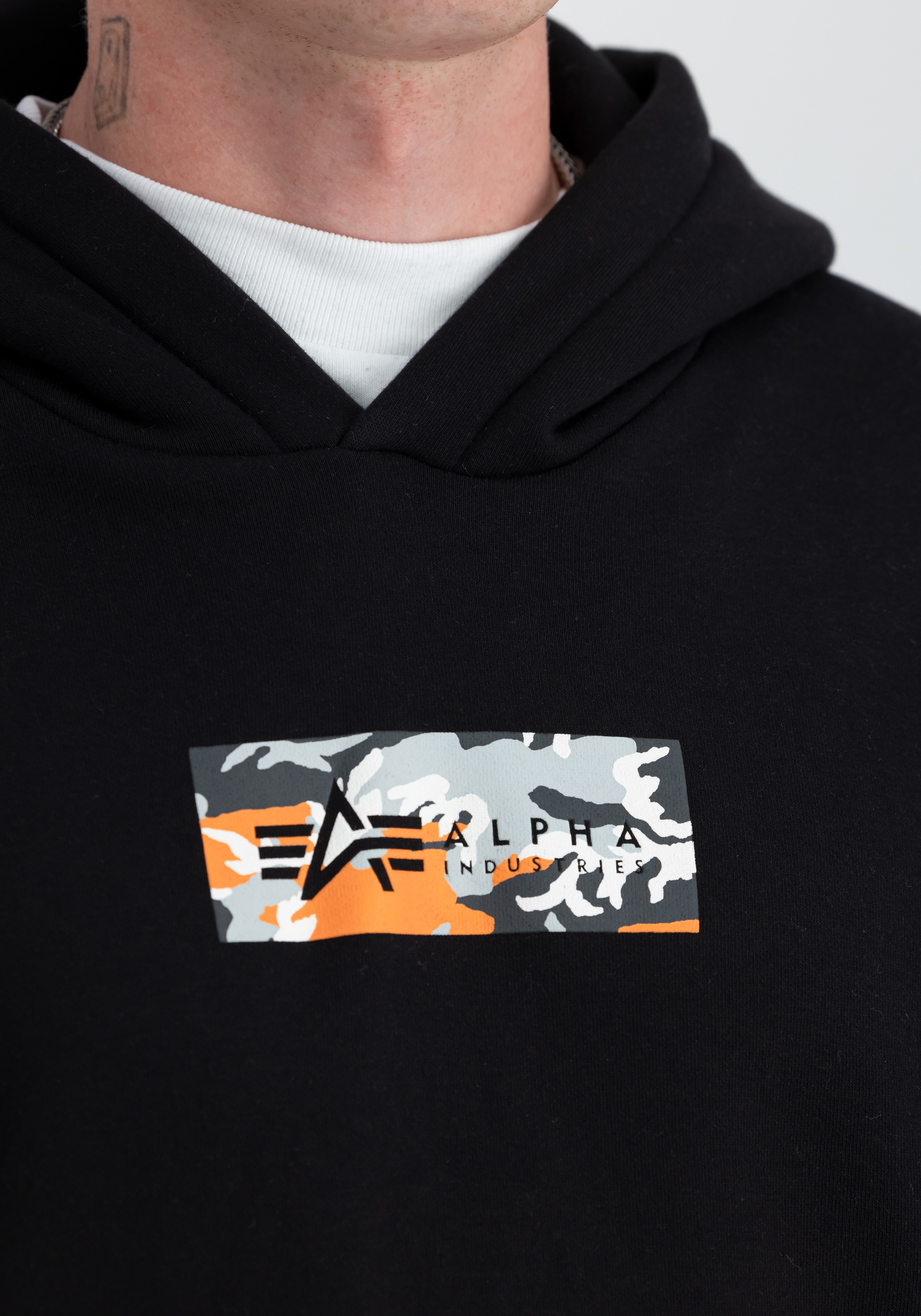 Alpha Industries Hoodie »Alpha Industries Men - Hoodies Camo Panel Hoodie«