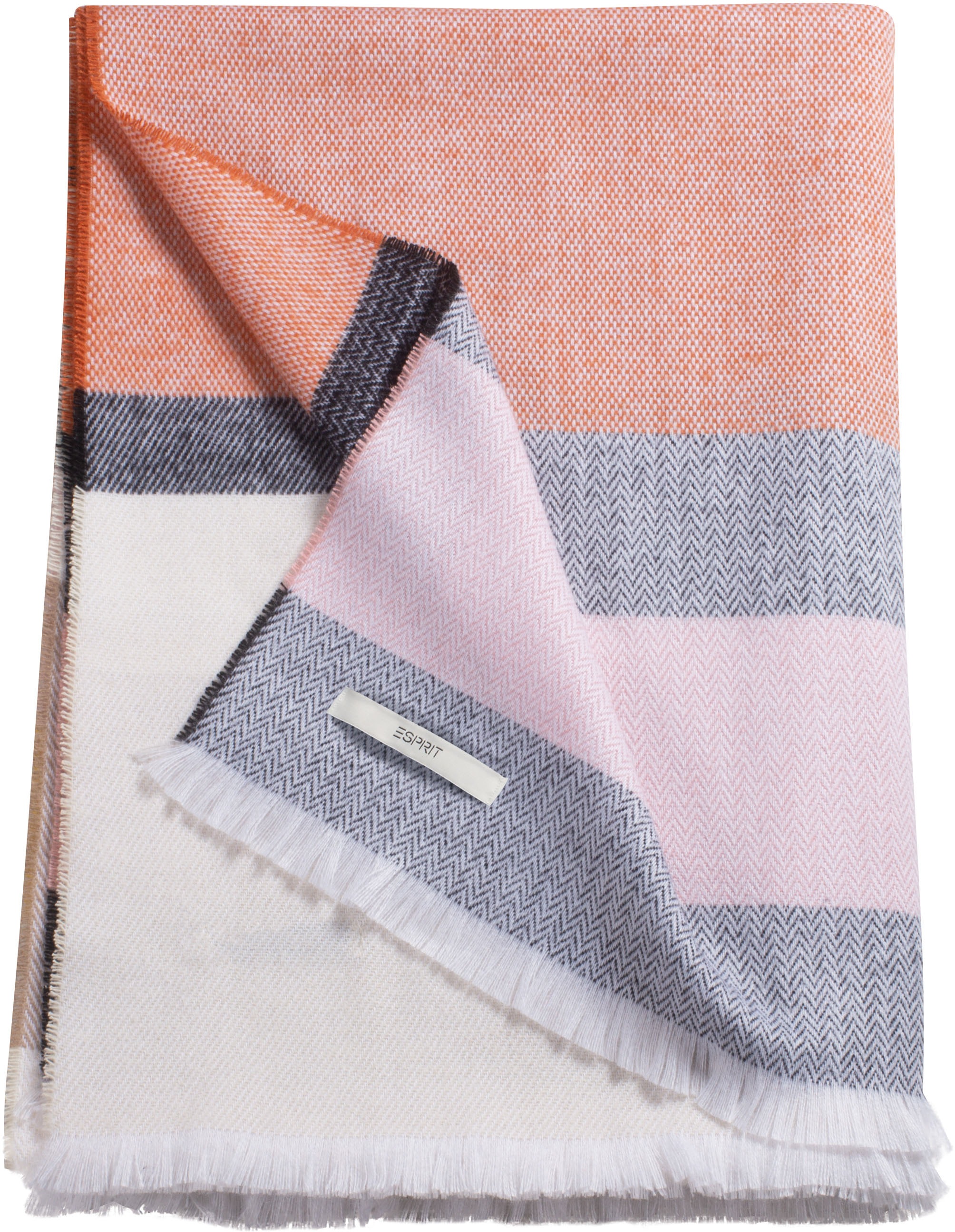 Image of Esprit Wohndecke »Alice«, aus recyceltem Baumwollanteil, Kuscheldecke bei Ackermann Versand Schweiz