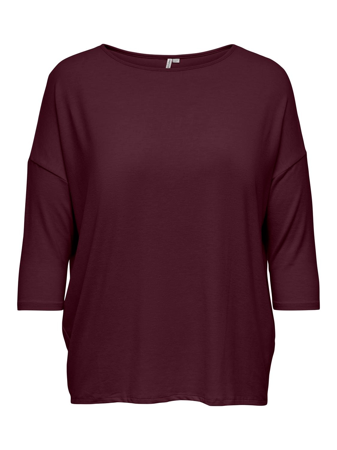 ONLY CARMAKOMA 3/4-Arm-Shirt »CARLAMOUR 3/4 TOP JRS NOOS«