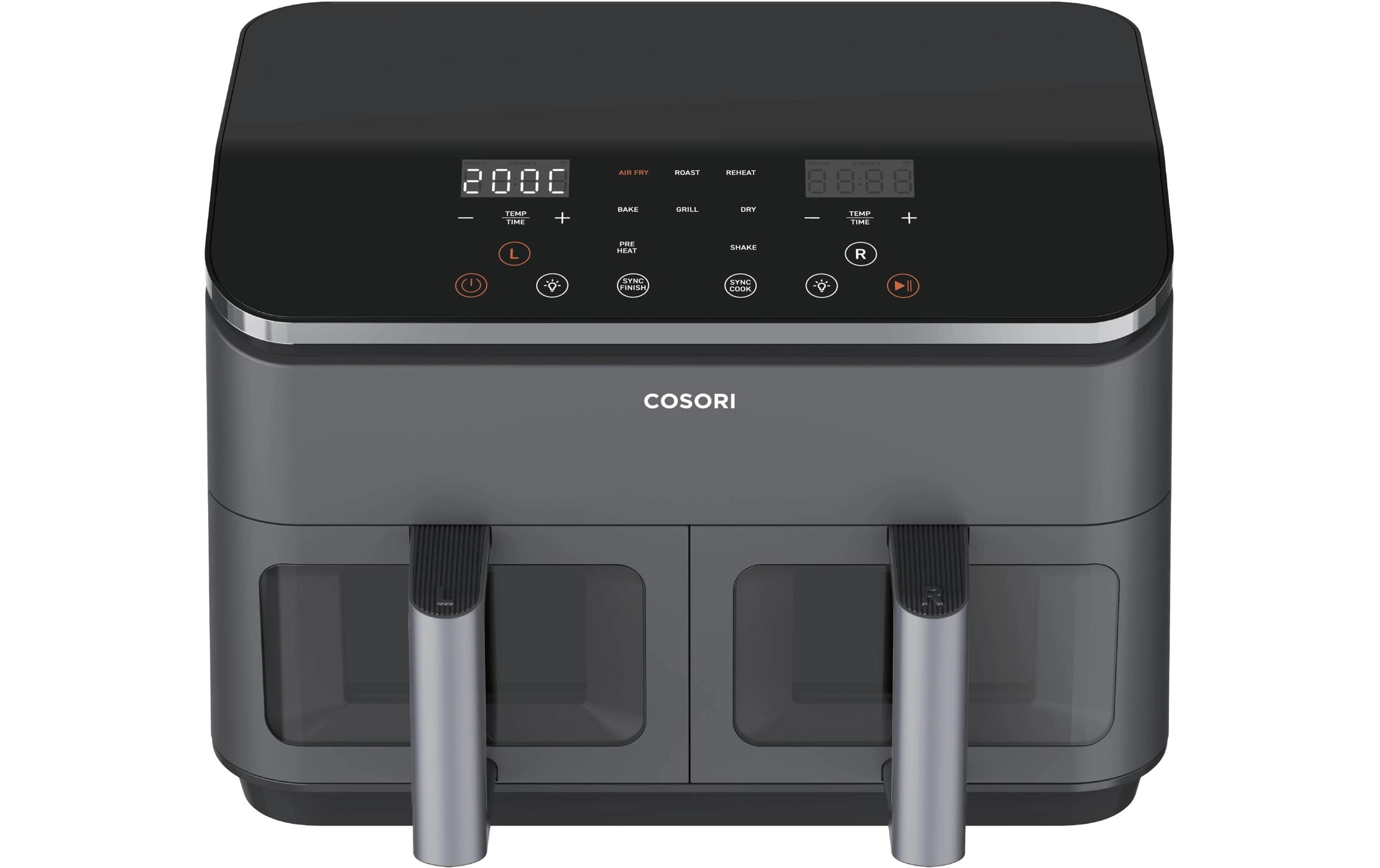 Image of Heissluftfritteuse "Cosori Dual Basket 8,5 l" 1750 W Vielseitige Fritteuse