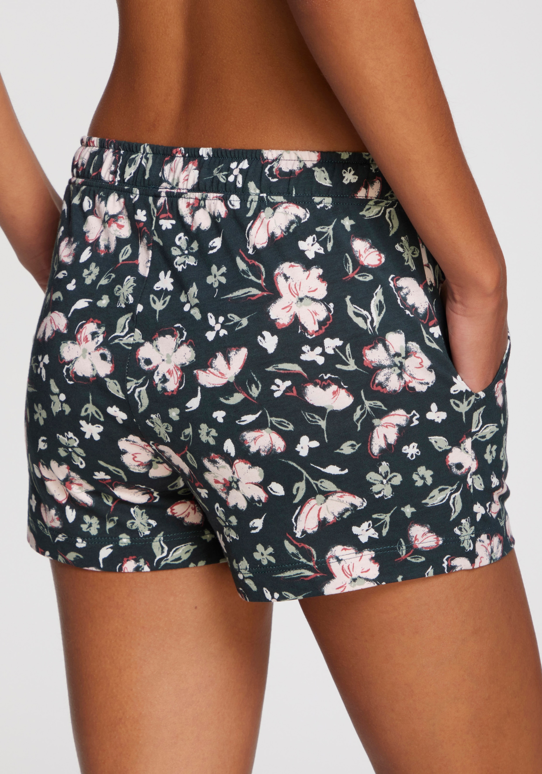 s.Oliver Shorts de pyjama  Mit schönem Allovermuster