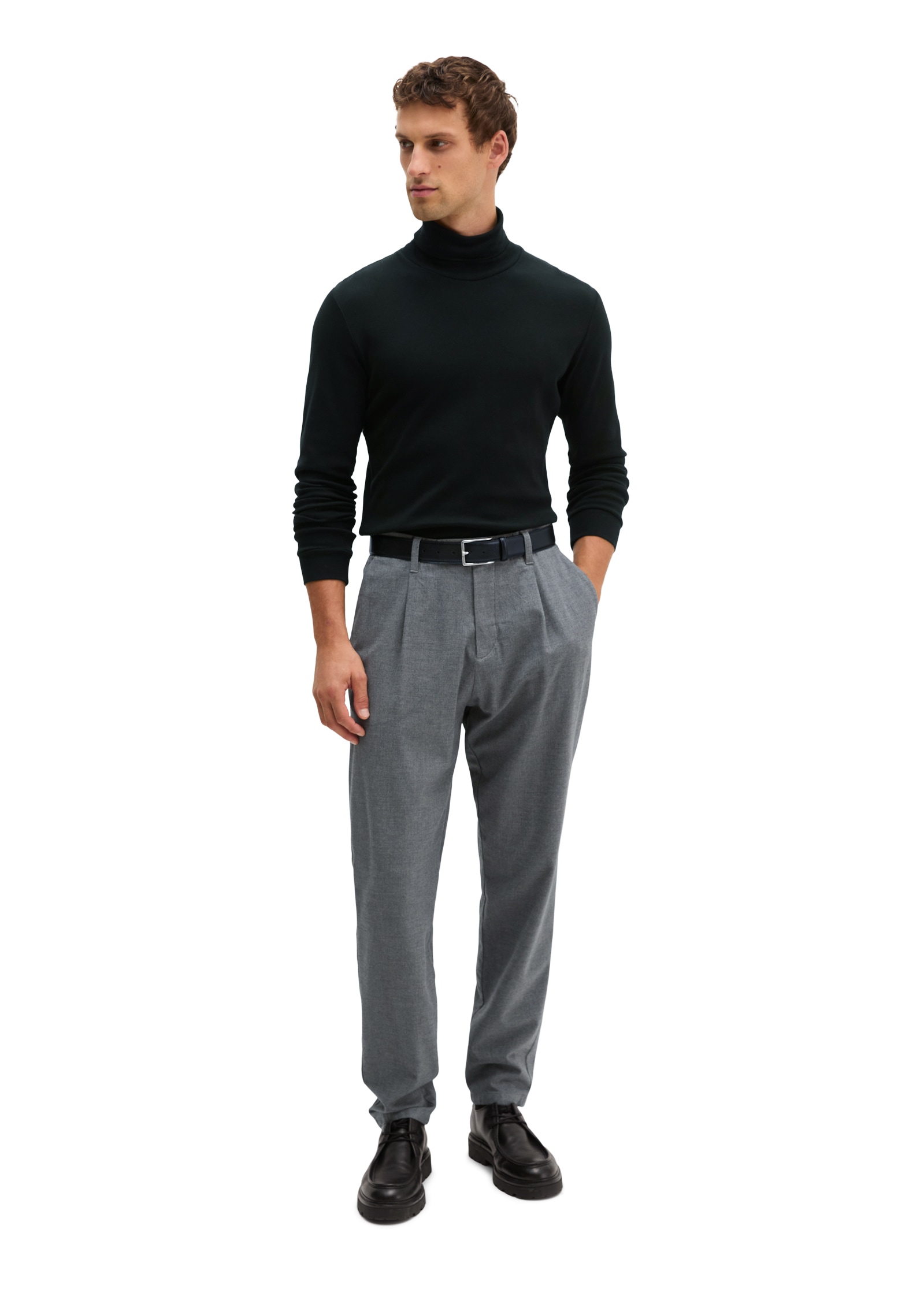 Marc O'Polo Rollkragenshirt aus reiner Bio-Baumwolle