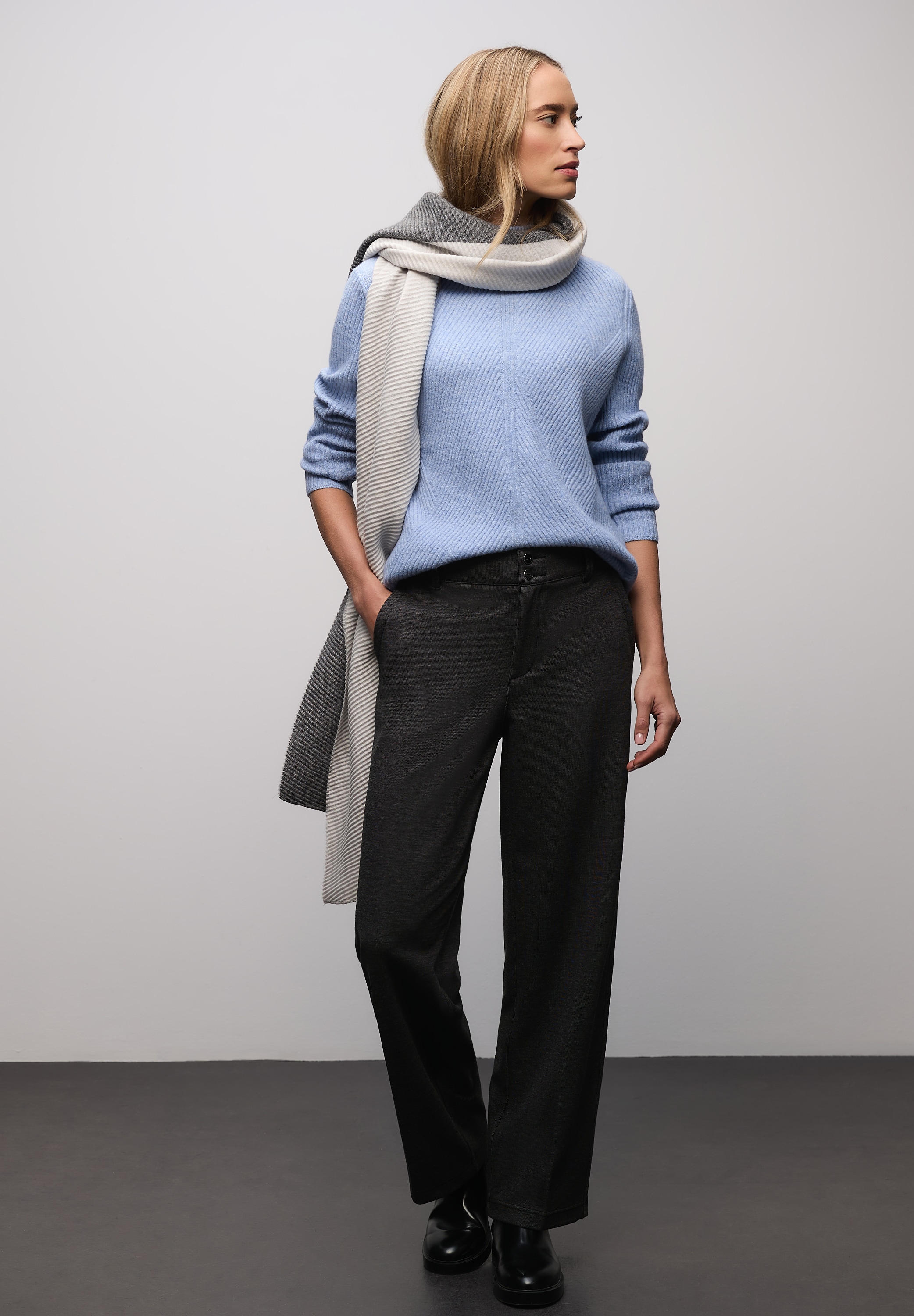 STREET ONE Stehkragenpullover