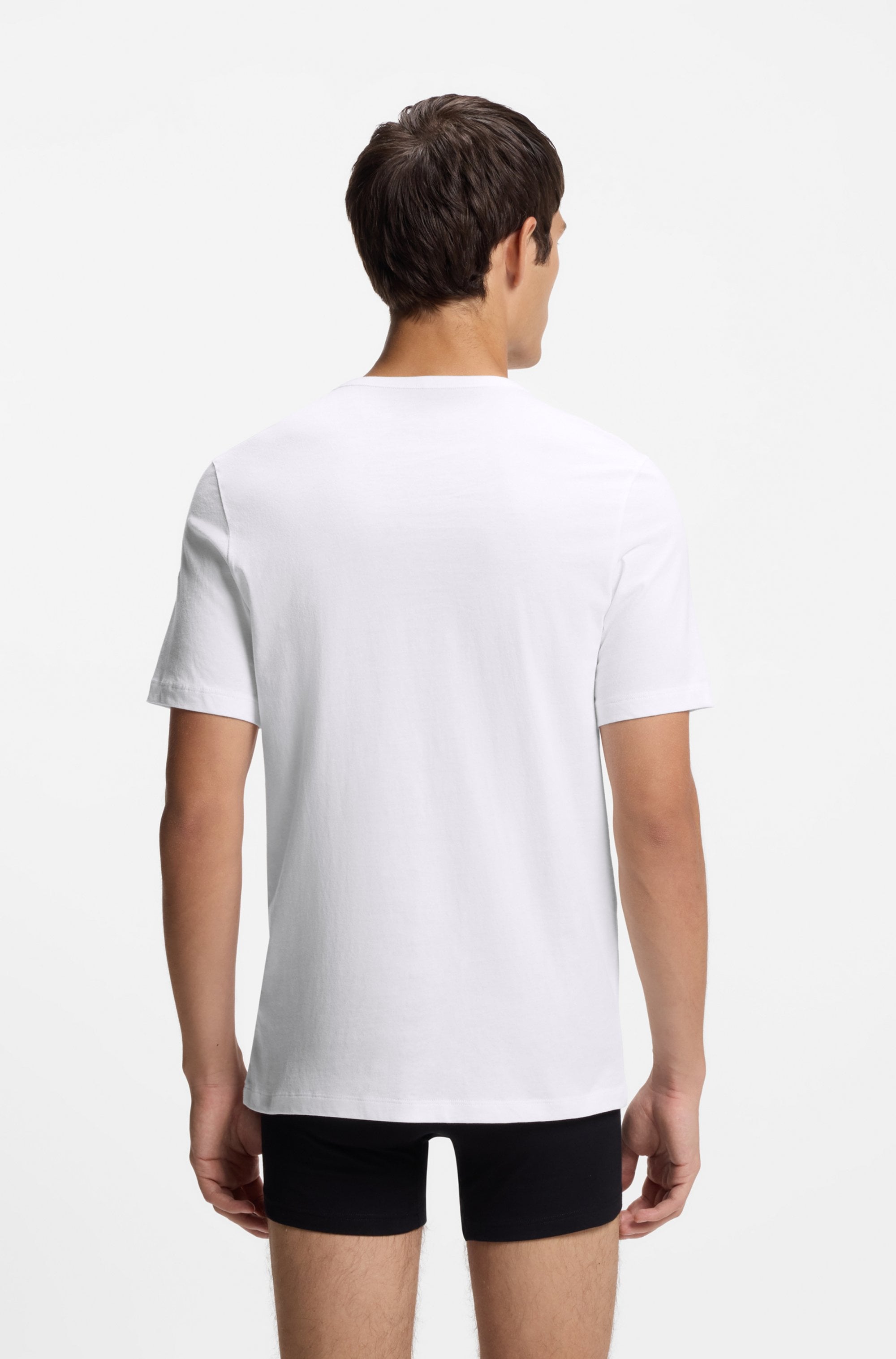 HUGO Underwear T-shirt »RN TRIPL« Paquet, 3 cuis mit Rundhalsausschnitt