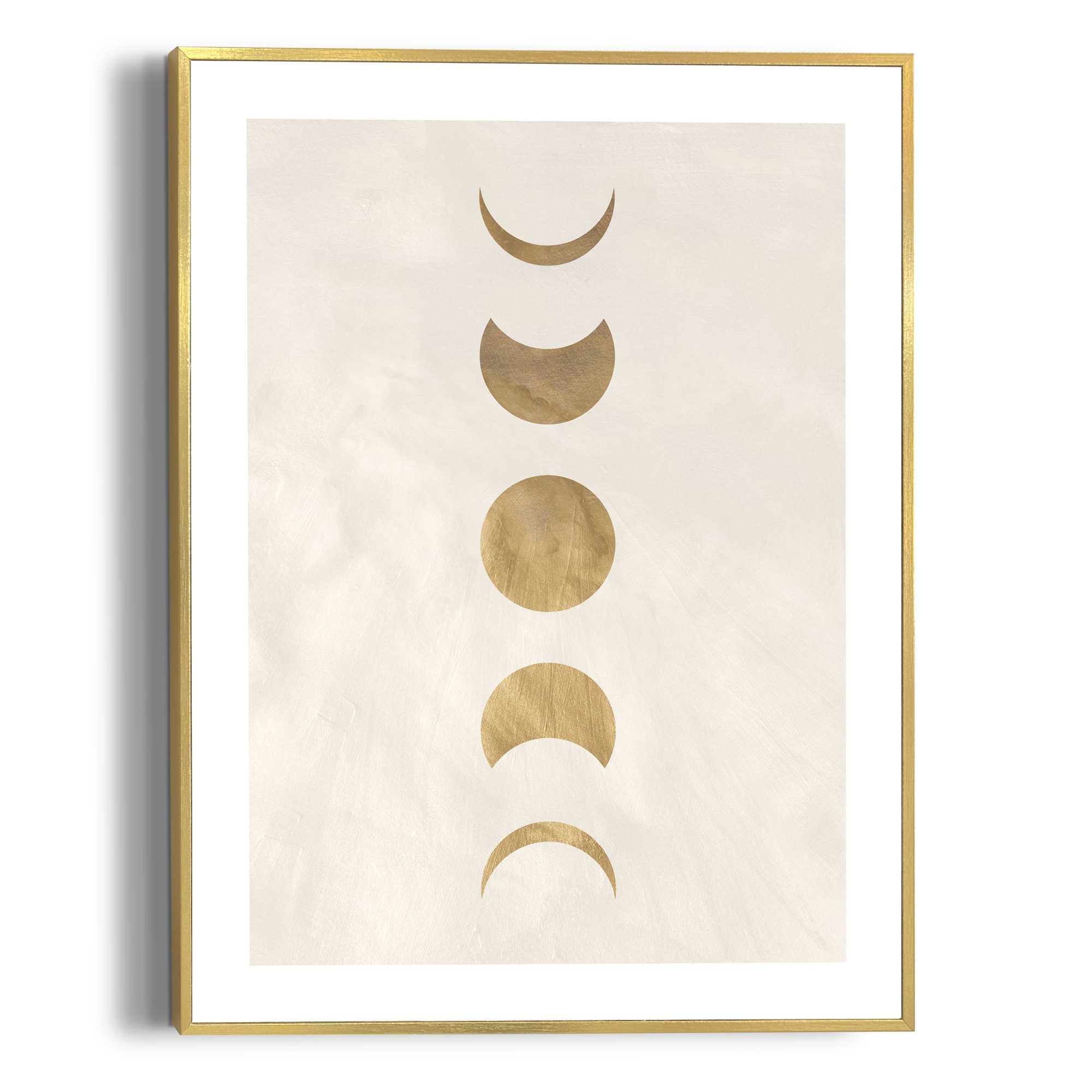 Image of Reinders Poster "Moonphases"