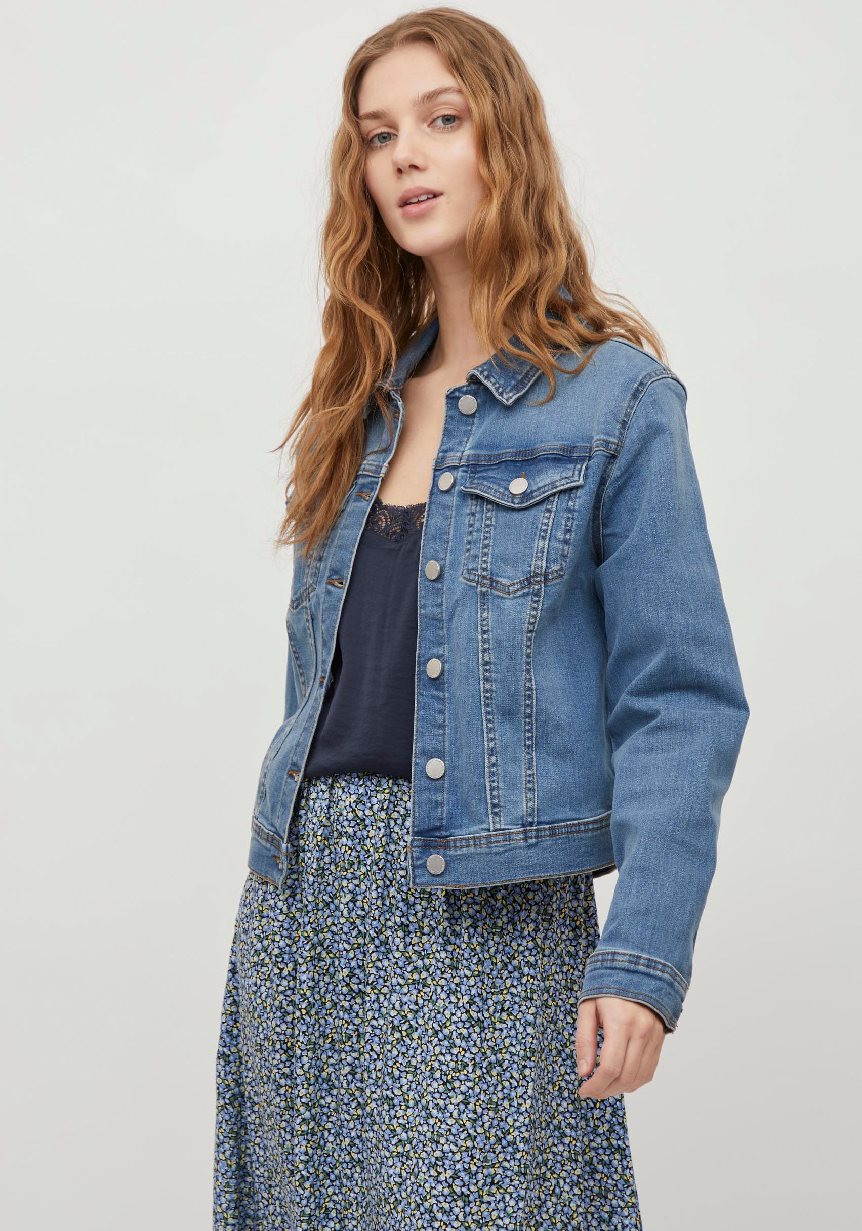 Image of Vila Kurzjacke »VINEED DENIM JACKET«, mit leichten Used-Effekten bei Ackermann Versand Schweiz