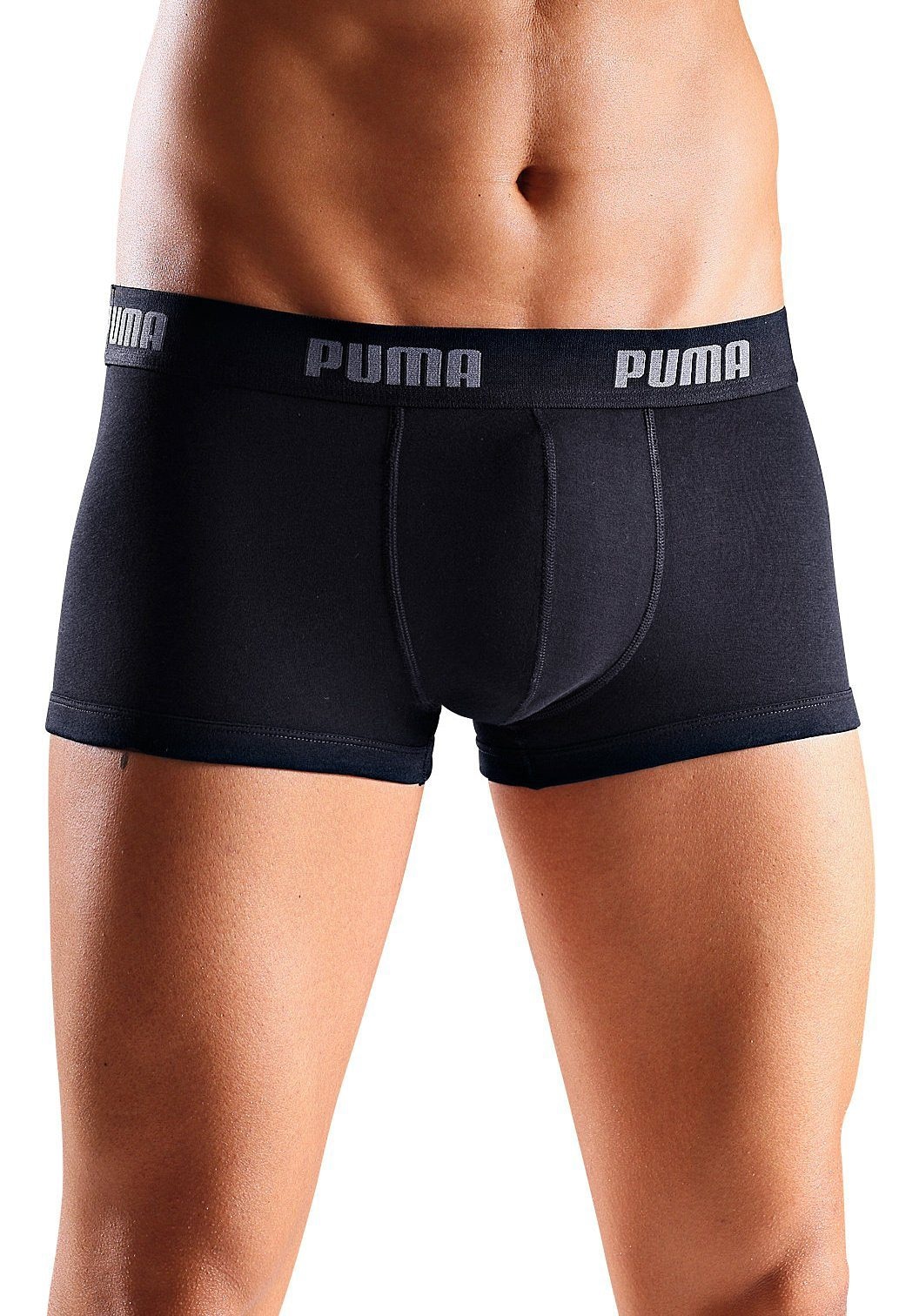 PUMA Hipster, (Packung, 3er-Pack), mit Logoschriftzug auf breitem Bund