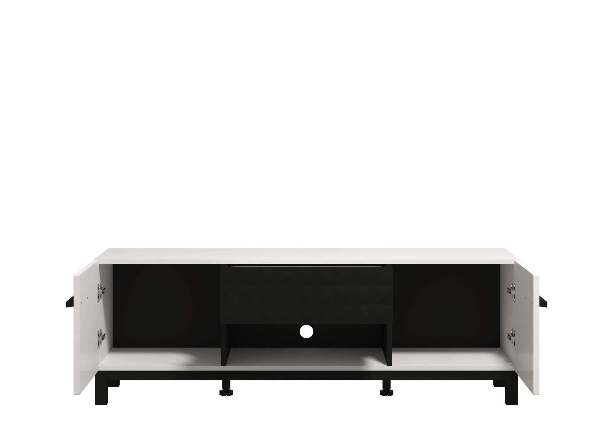 Home affaire Lowboard »Sarthe, Breite 147,5 cm TV- Lowboard, TV-Schrank, TV-Ständer«, TV-Kommode, Modernes Design, mit Schublade in toller 3D-Optik