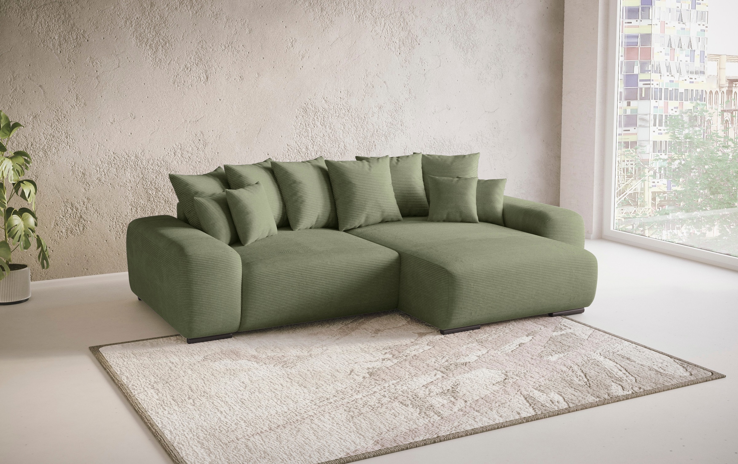 Mr. Couch Ecksofa »Sundance II, L-Form«, mit DuraSpring-Taschenfederkern bis 140 kg belastbar