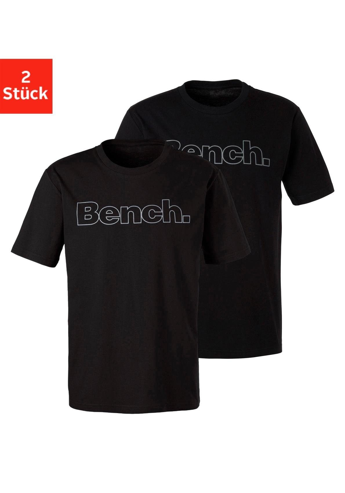 Image of Bench. T-Shirt, (2 tlg.), mit Bench. Print vorn bei Ackermann Versand Schweiz