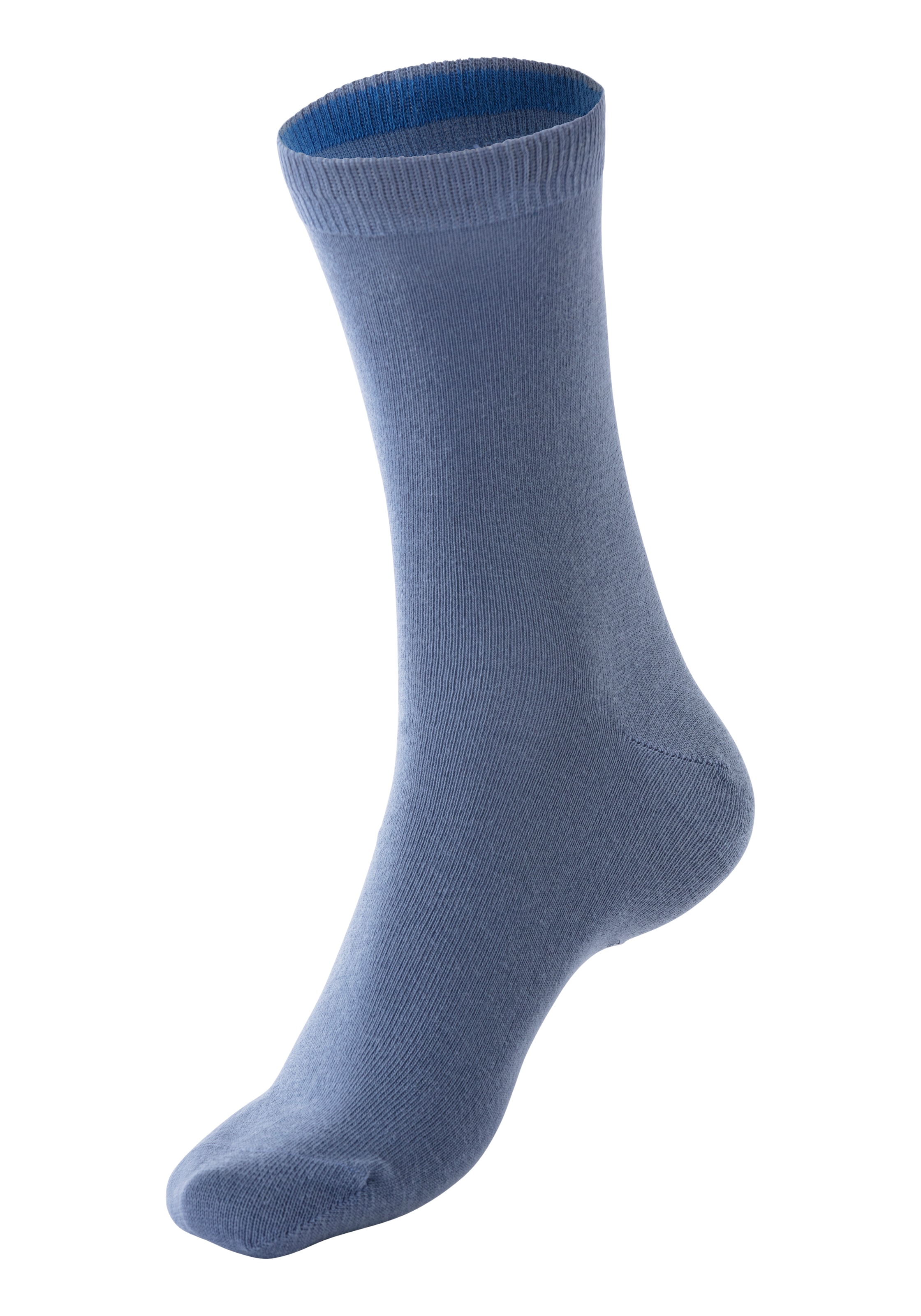 Bench. Socken, (Dose, 4 Paar), mit farbigen Innenbündchen, sortiert in edler Geschenkdose