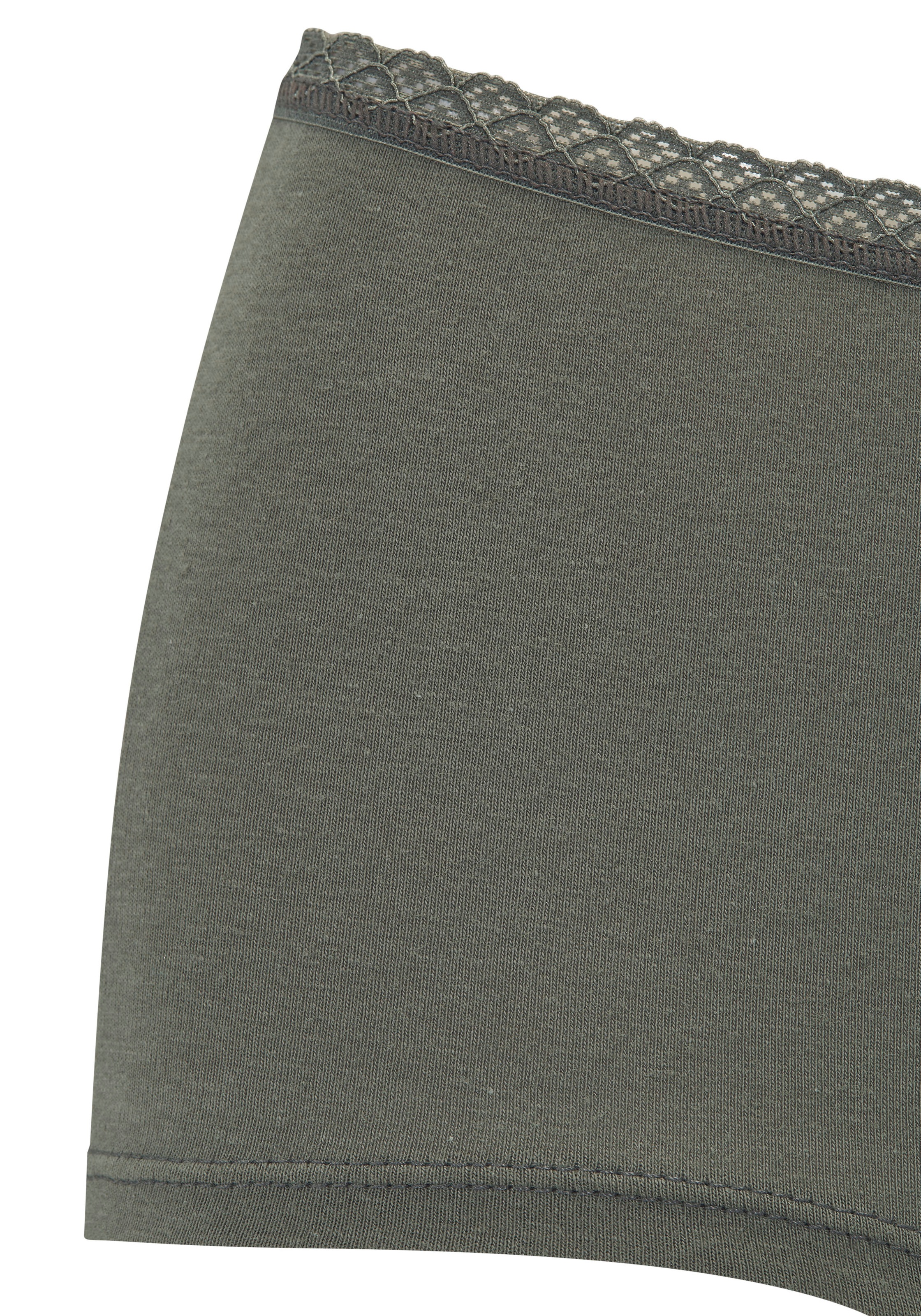 Vivance Panty 7er-Pack,  aus weicher Baumwollqualität mit feiner Spitzeneinfassung