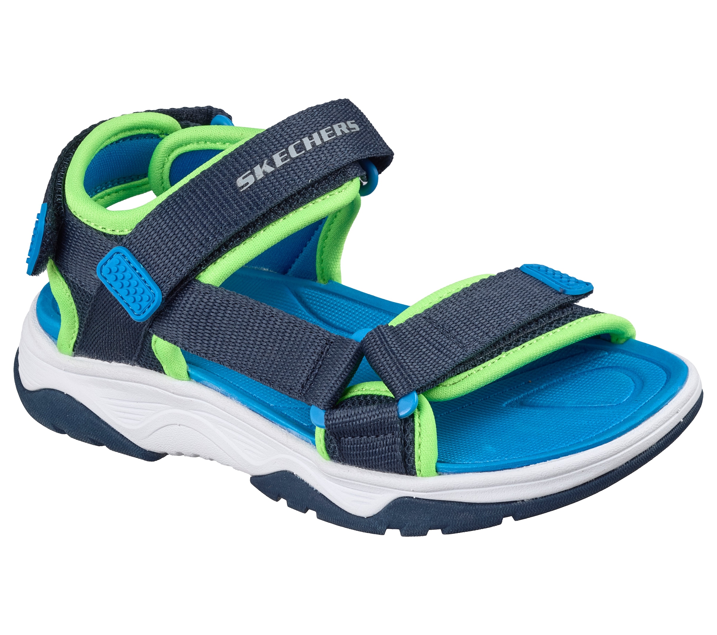 Image of Skechers Sandale "TREAD SEEKER" Sommerschuh mit Klettverschluss, Grössenschablone zum Download