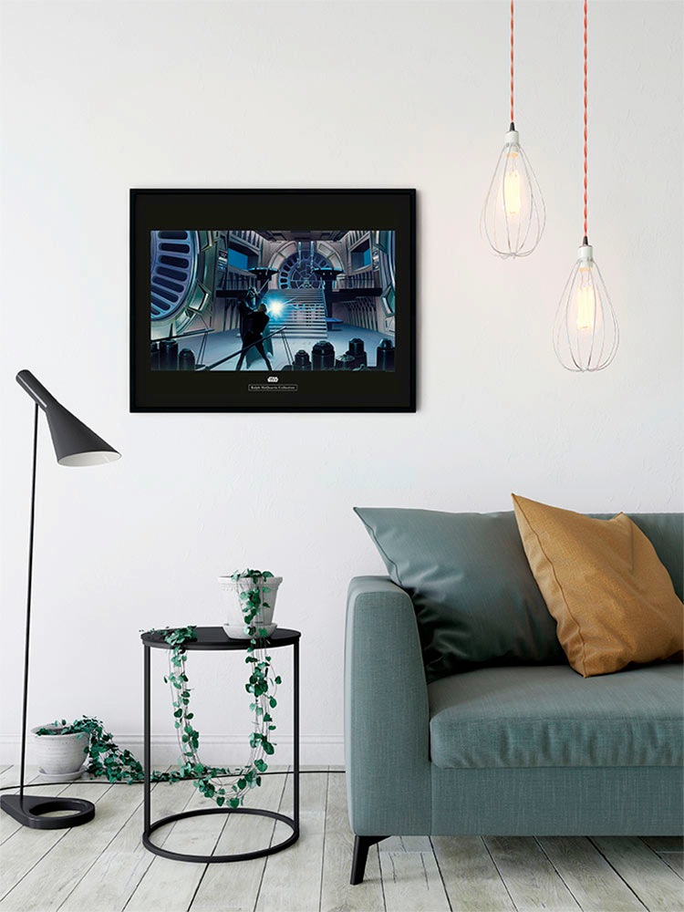 Komar Bild »Star Wars Classic RMQ Vader Luke Throneroom«, Star Wars, (1 St.), Wandbild zur Dekoration im Kinderzimmer - ohne Rahmen