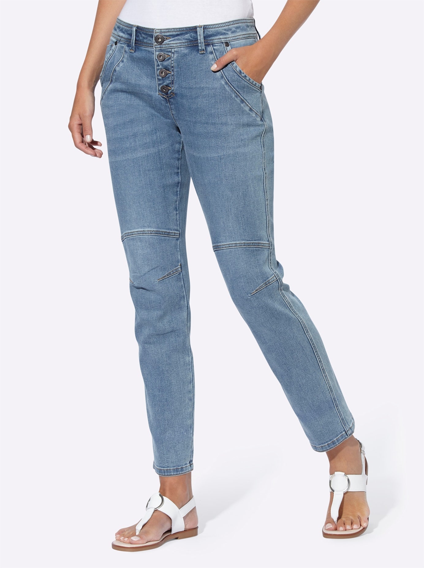 heine Boyfriend-Jeans, (1 tlg.)