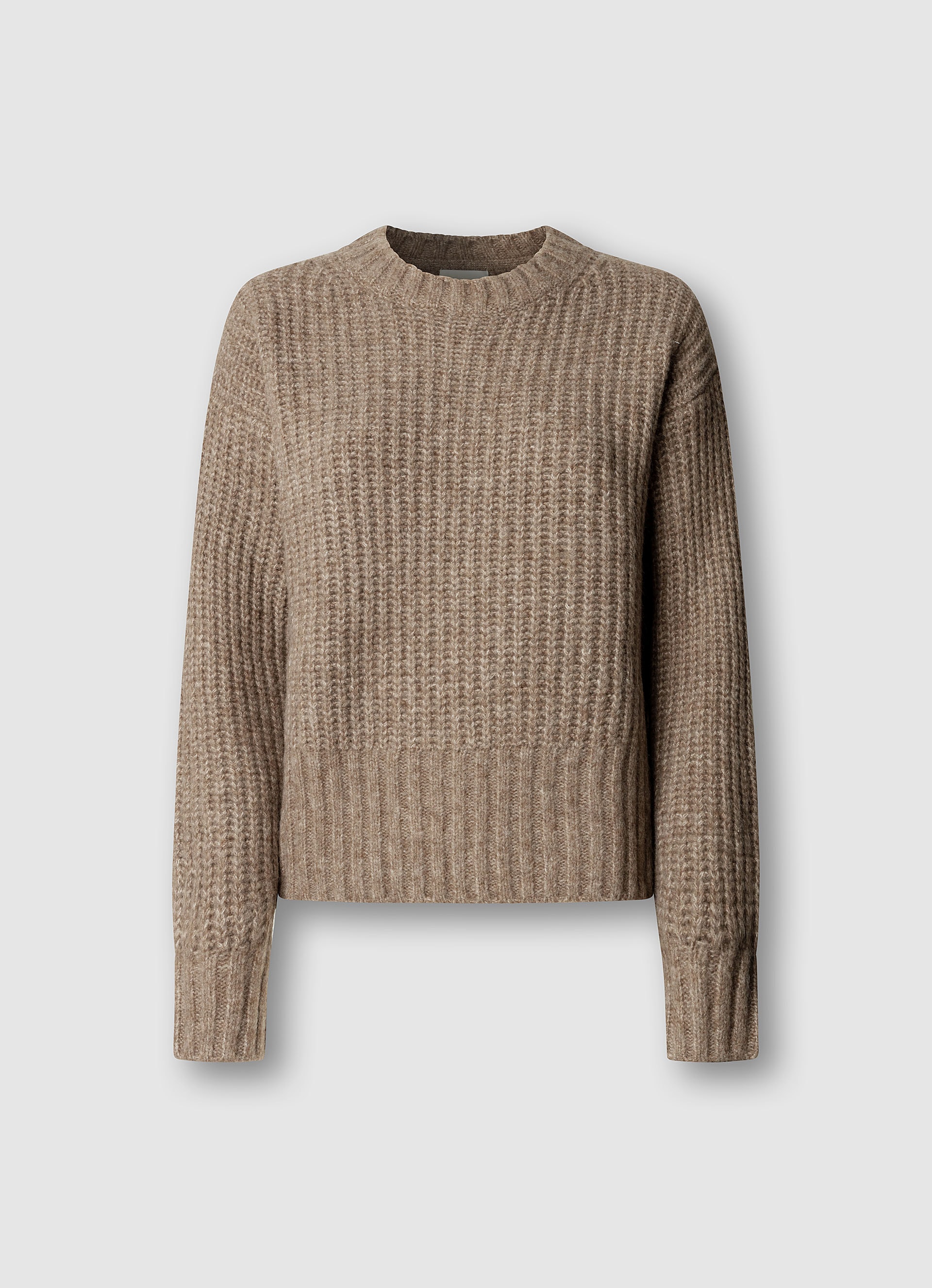 Pepe Jeans Pull en tricot »ASHLEY CREW« avec col rond, mélange de matériaux